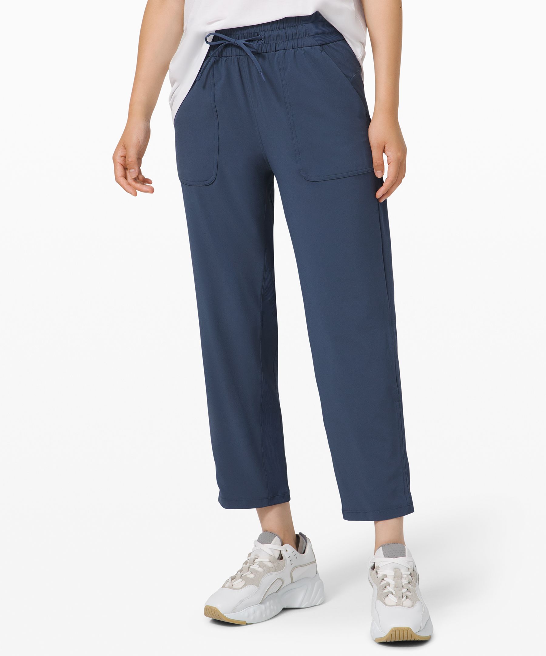Lululemon Beyond The Studio Crop In Navy