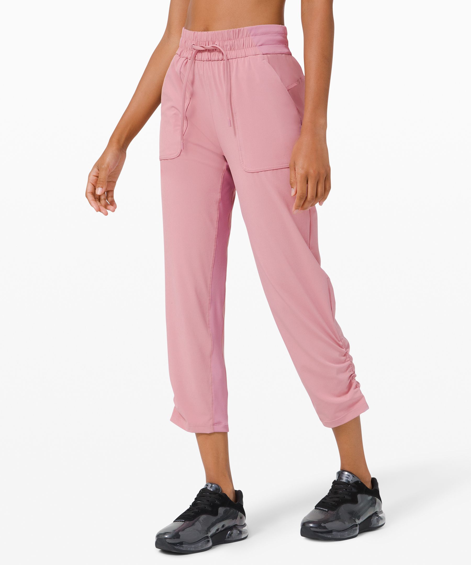 Lululemon Beyond The Studio Crop In Pink