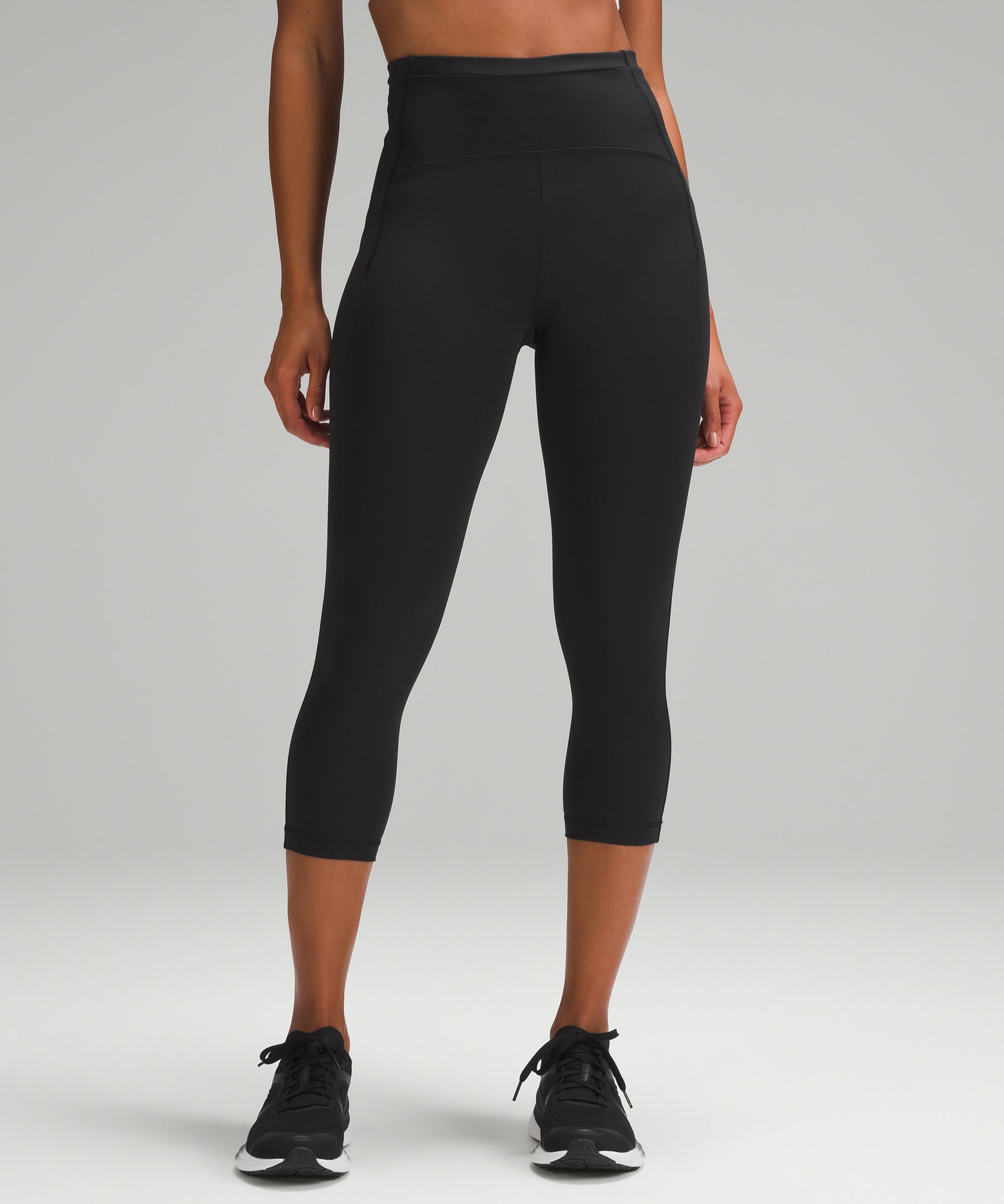 Lululemon Swift Speed High-Rise Crop 21 - Graphite Grey - lulu fanatics