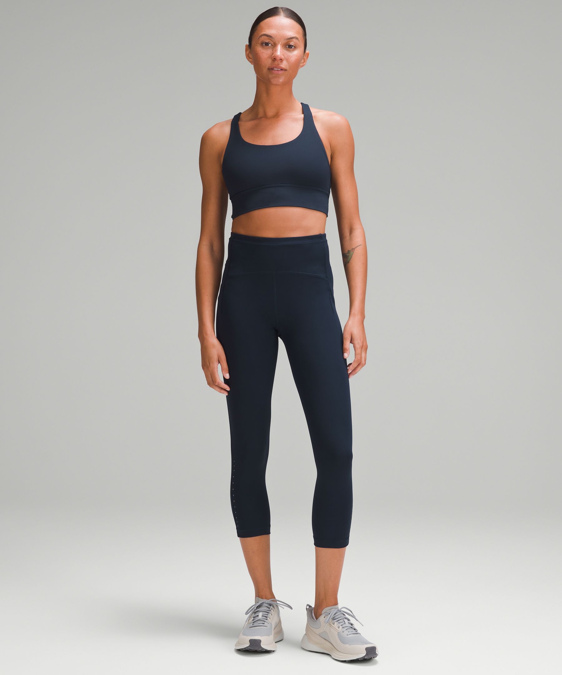 Lululemon SenseKnit Running High-Rise Short 10 - Charged Indigo - lulu  fanatics