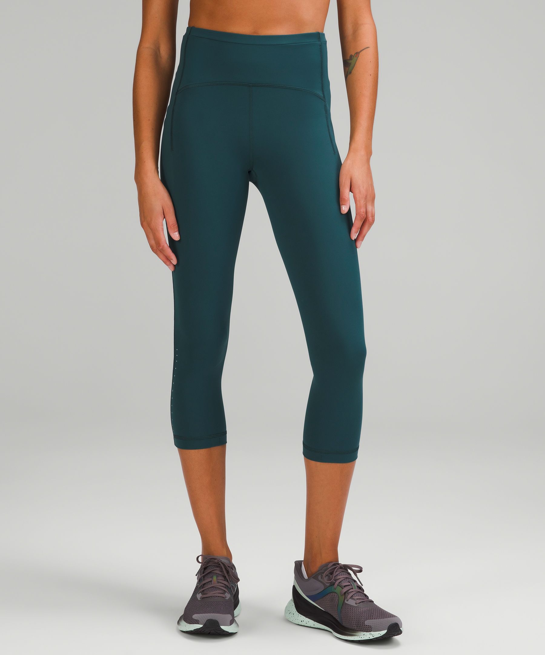 Lululemon athletica Swift Speed High-Rise Crop 21 *Reflective