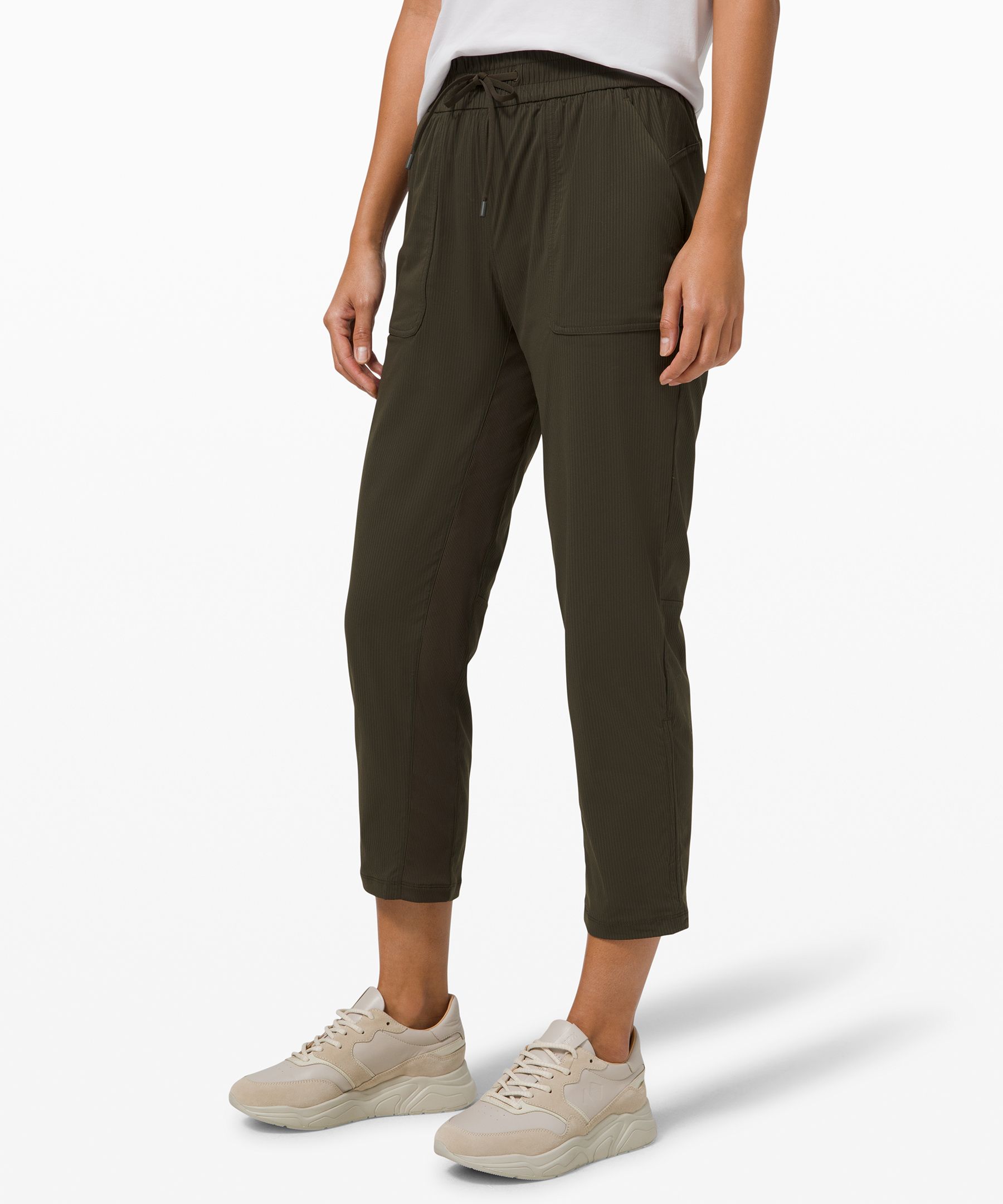 lululemon athletica, Pants & Jumpsuits, Lululemon Beyond The Studio Crop  Pant St Release True Navy 2 Xs High Rise