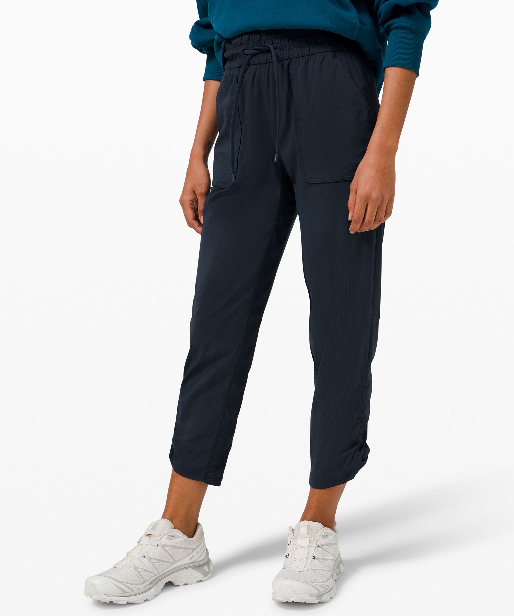 Lululemon Beyond The Studio Crop In True Navy