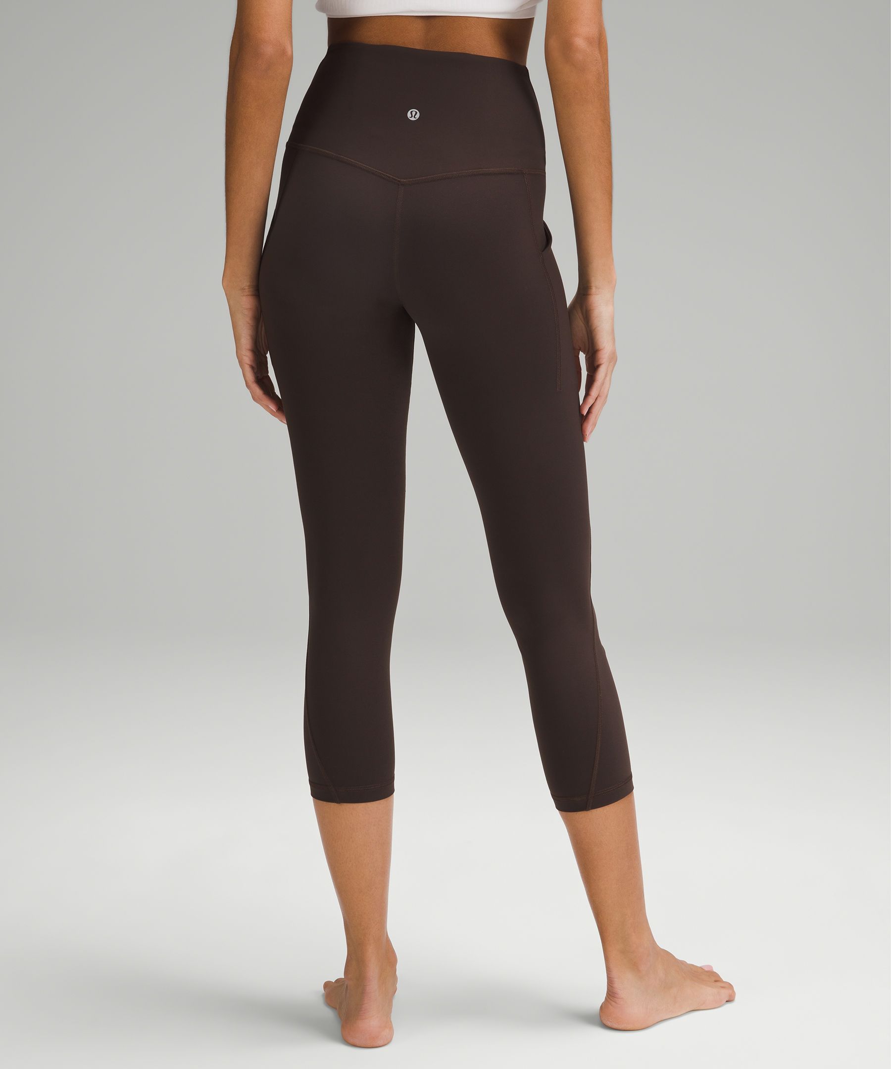 Lululemon Align High-Rise Crop 23 - Pink Mist - lulu fanatics