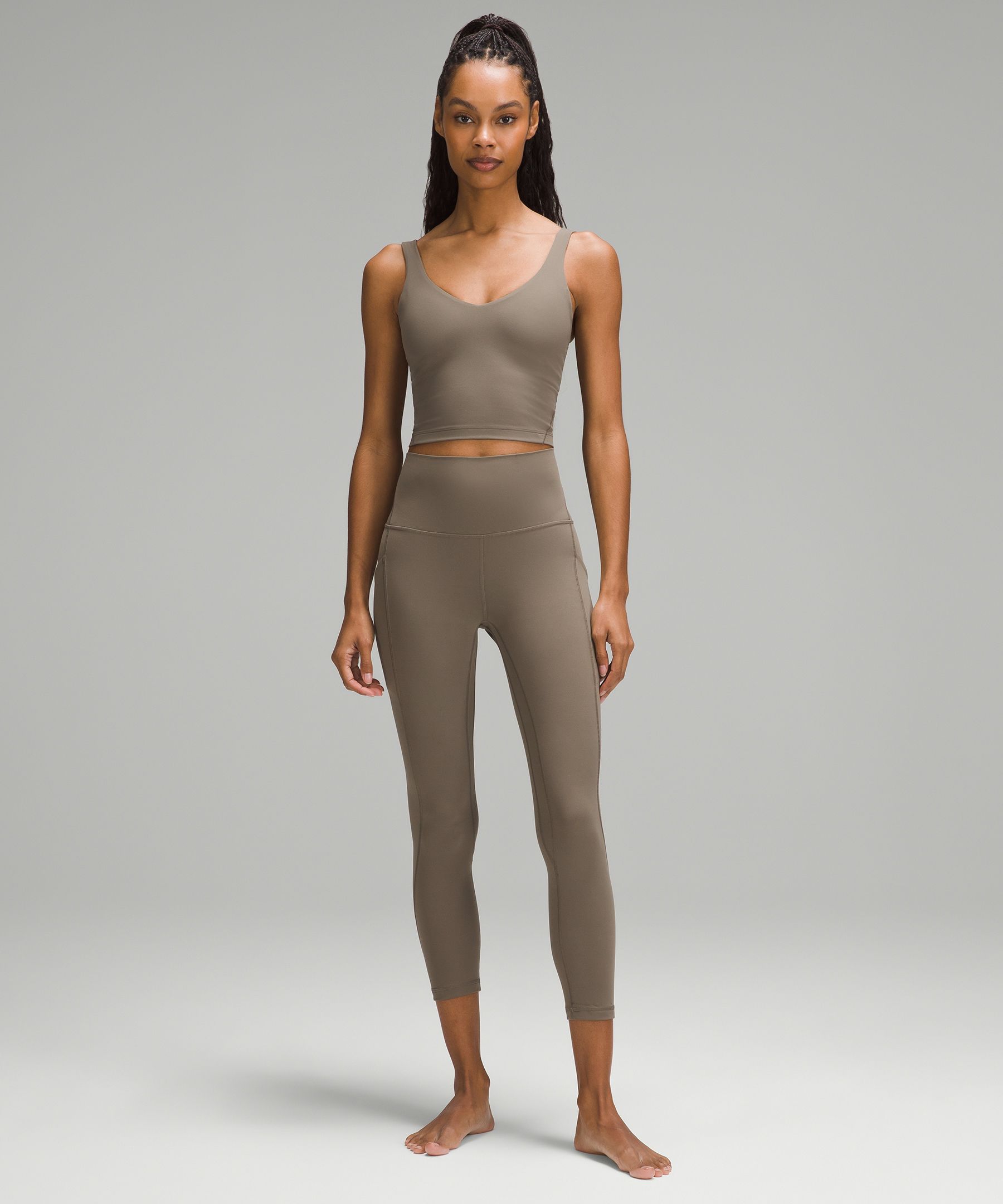 Lululemon Align High-Rise Crop 23 - Deep Luxe - lulu fanatics