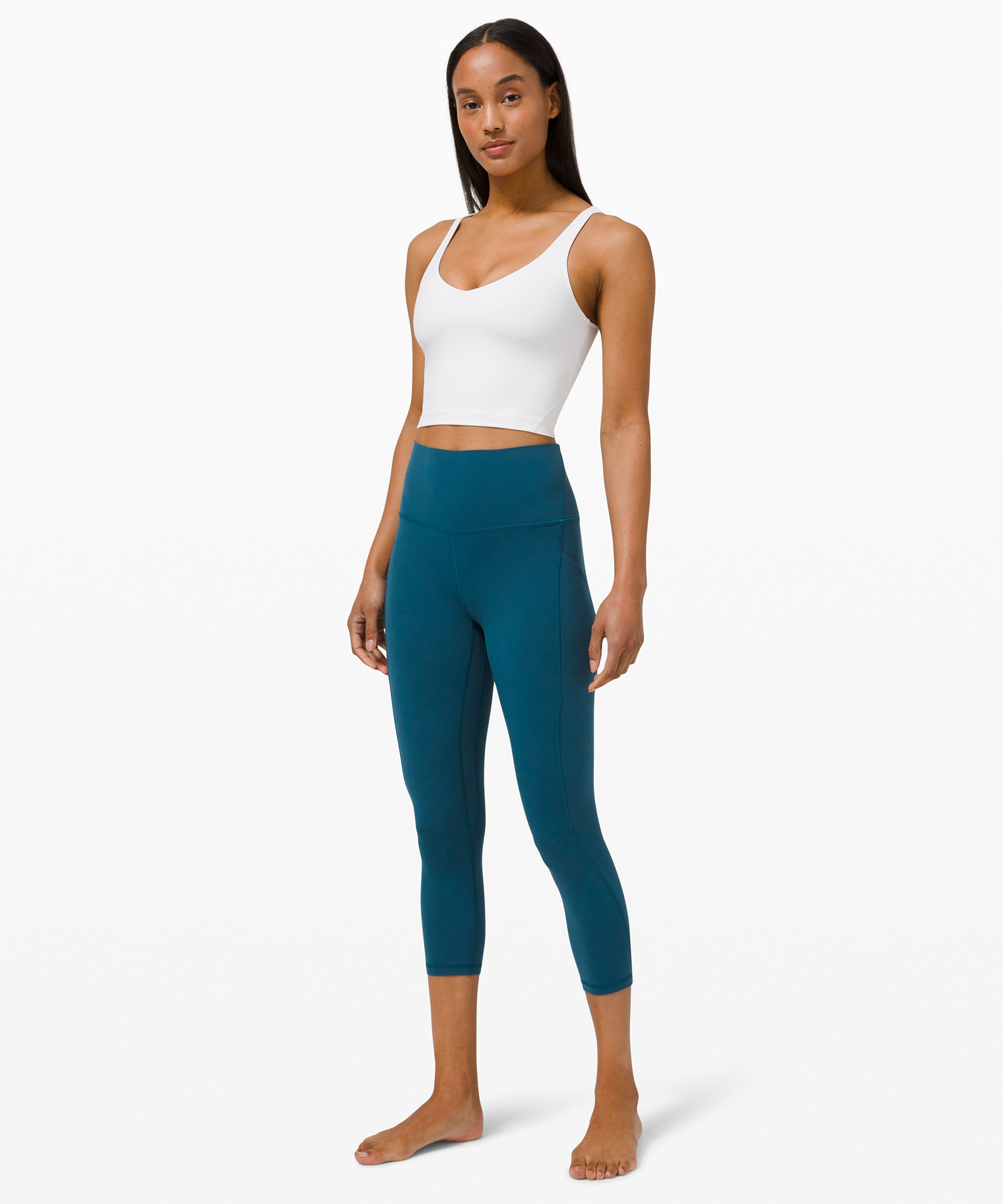 Lululemon Align High Rise Crop With Pockets 234