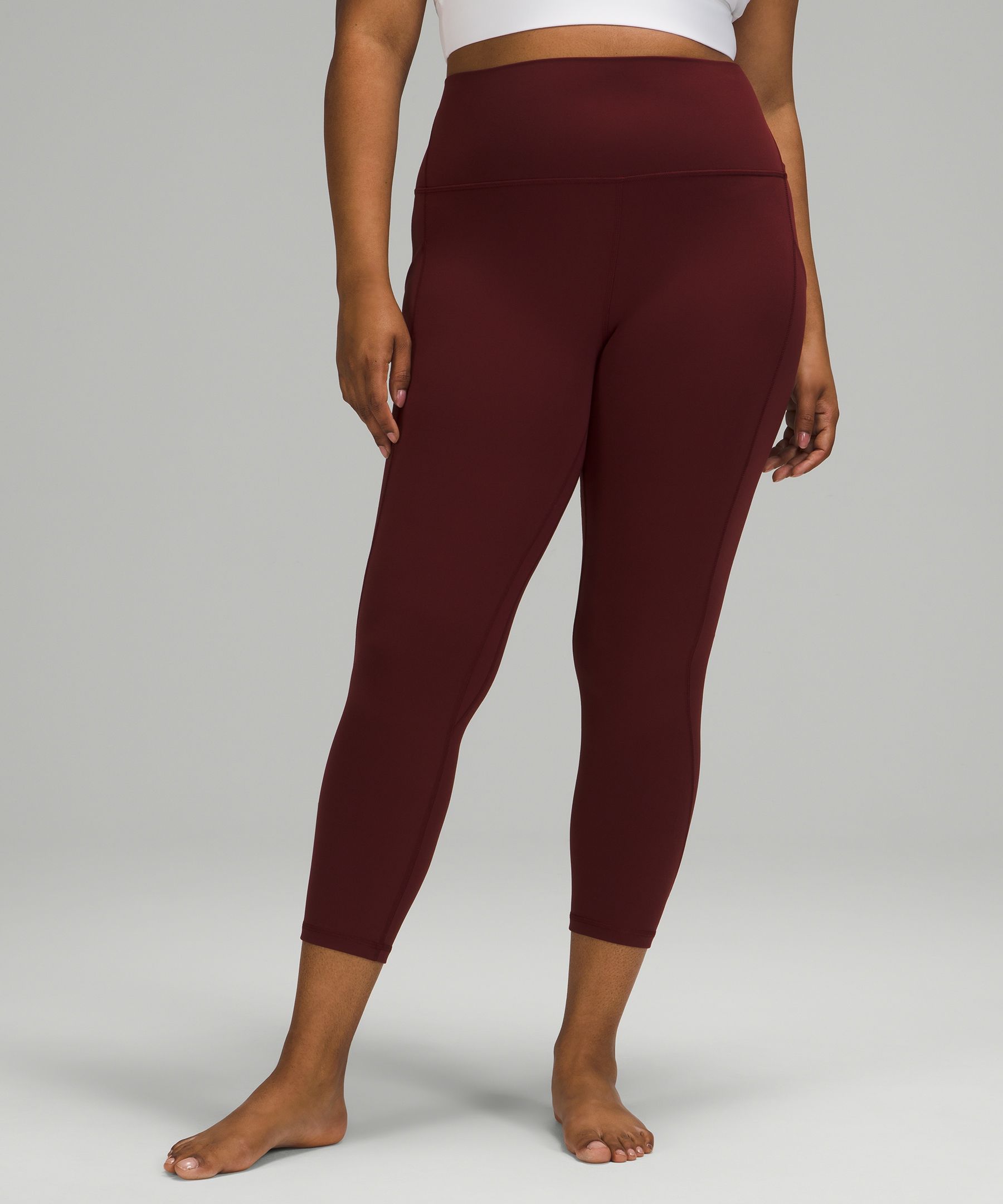 Lululemon Align High Rise Crop With Pockets 234