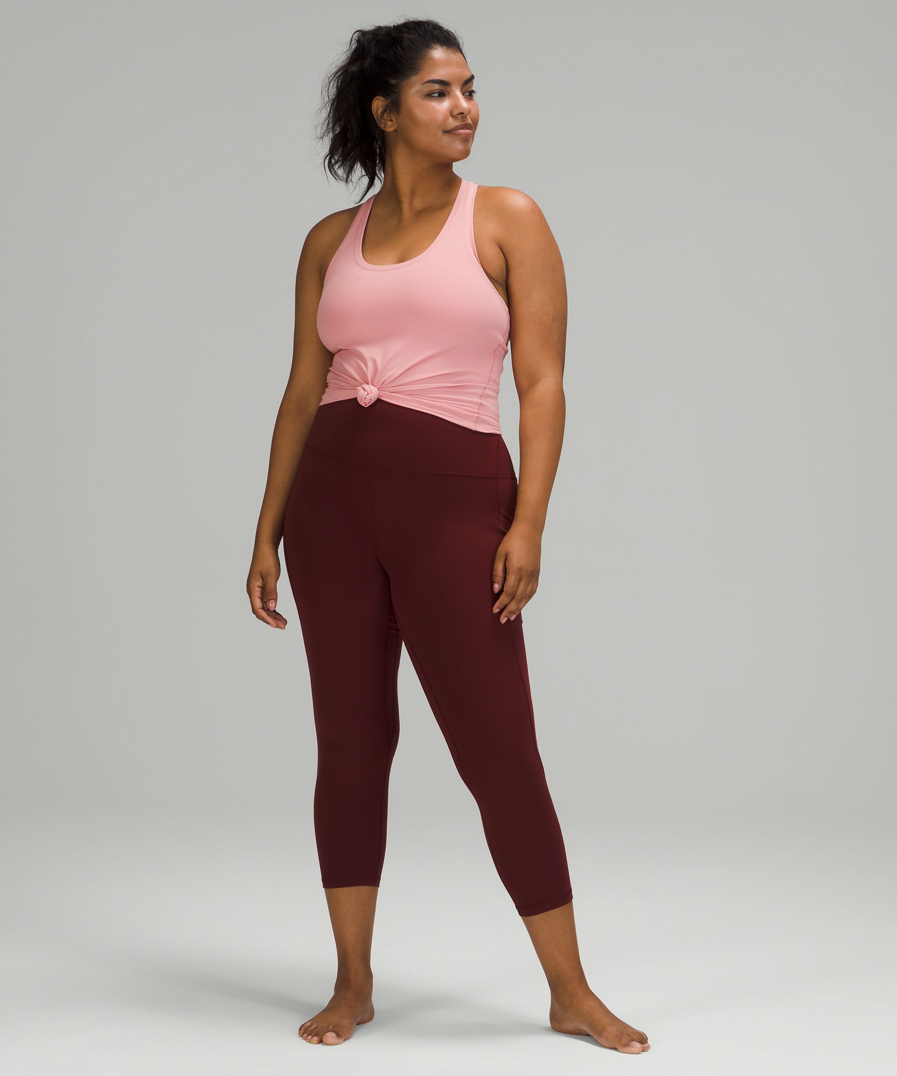 Lululemon Align High Rise Crop With Pockets 234