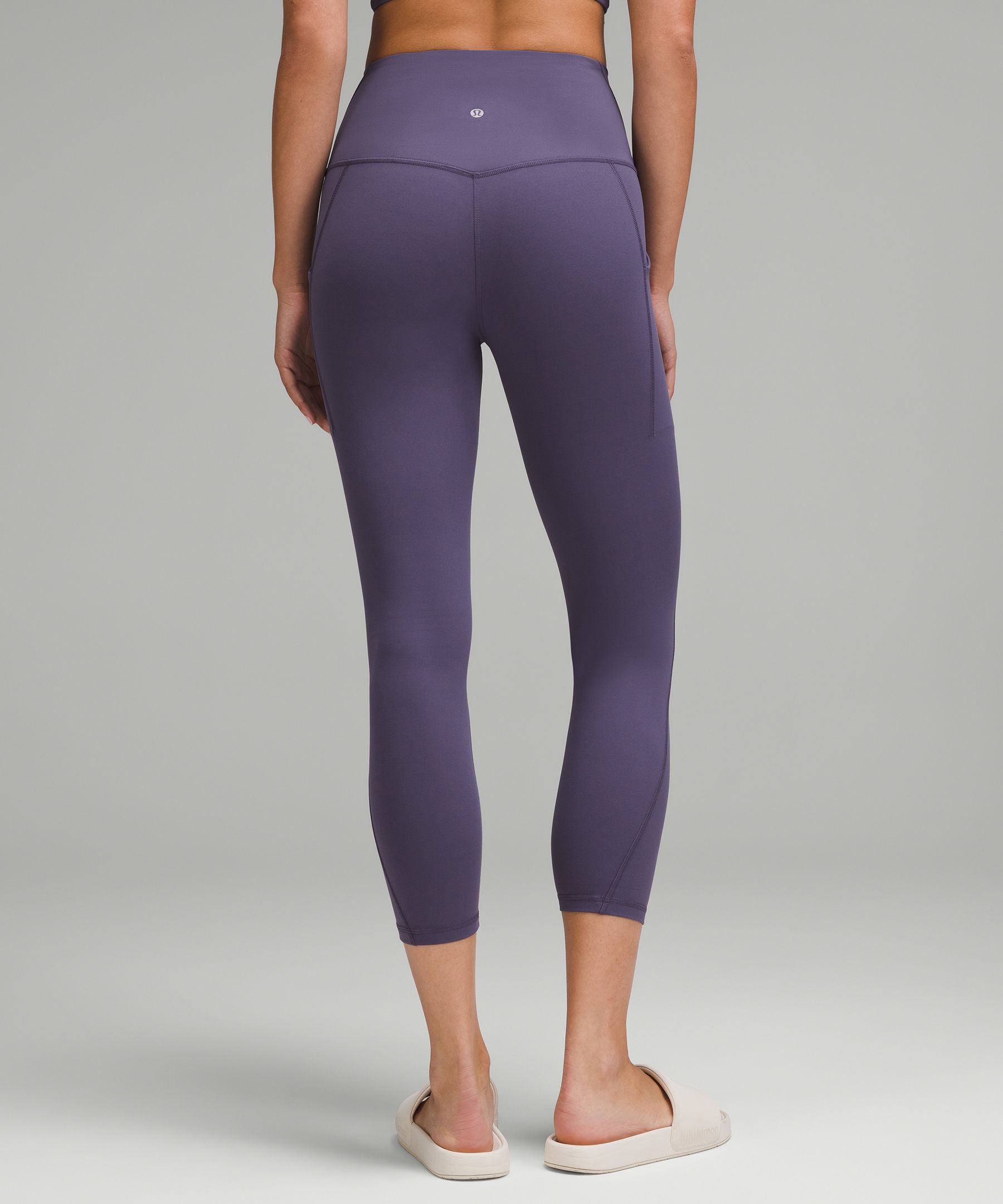 Size 4 outlet Lululemon Align DARK LAVENDER 23” Crop