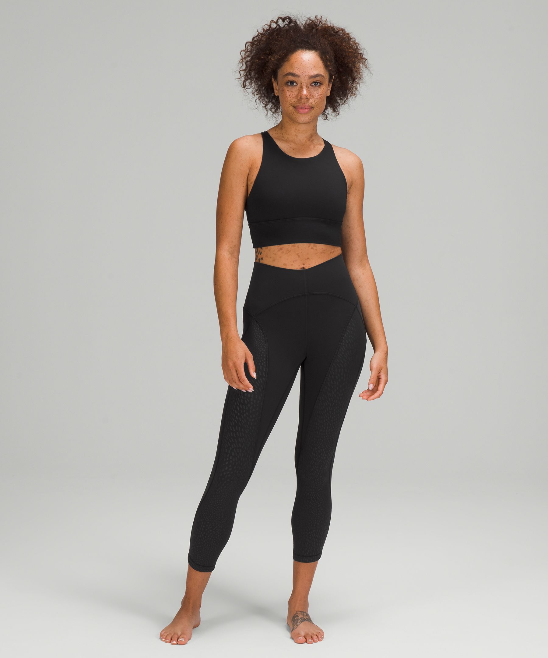 Nulu and Mesh Mid-Rise Yoga Crop 23