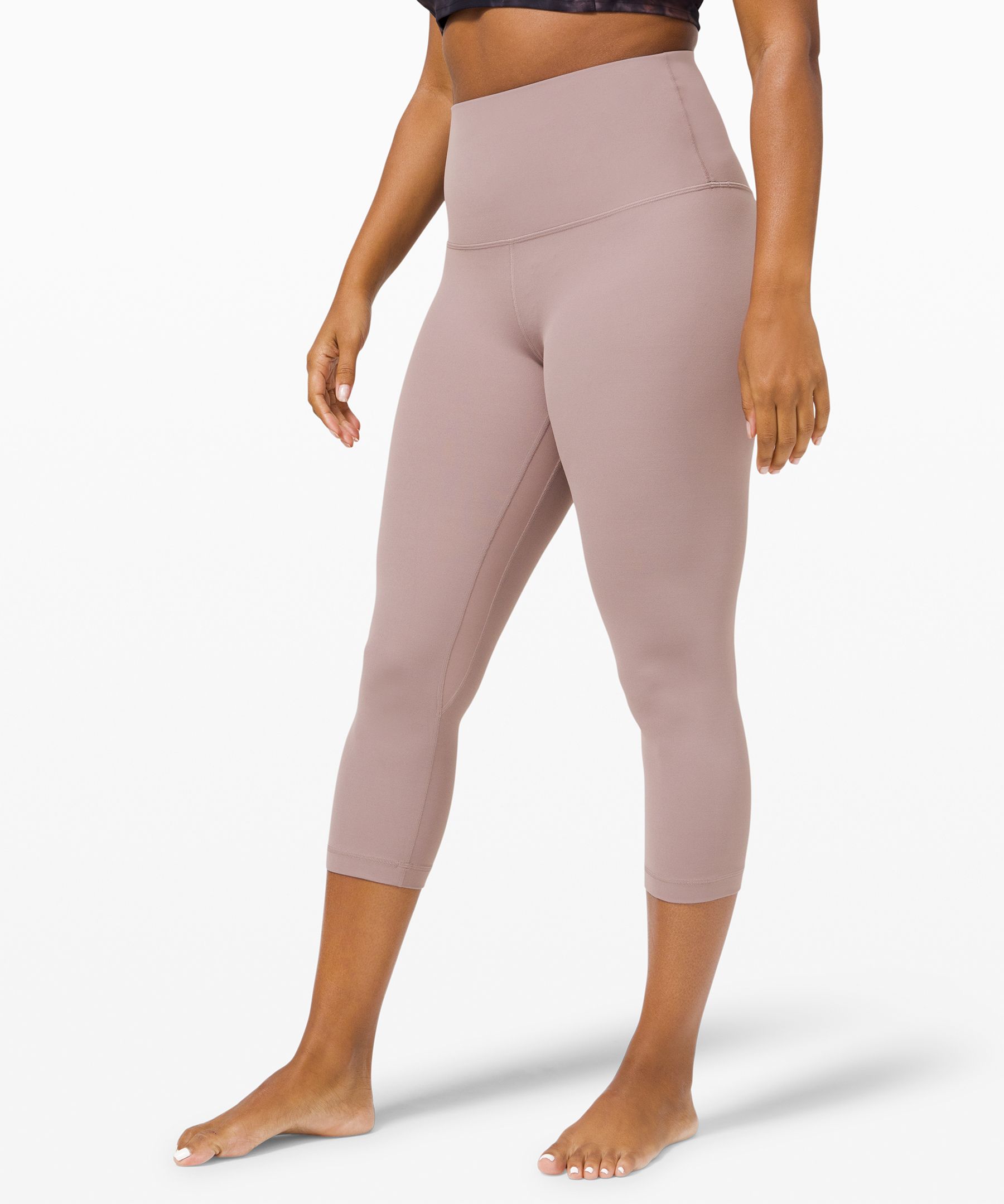 Lululemon Align™ Super High-rise Crop 21" *online Only In Brown