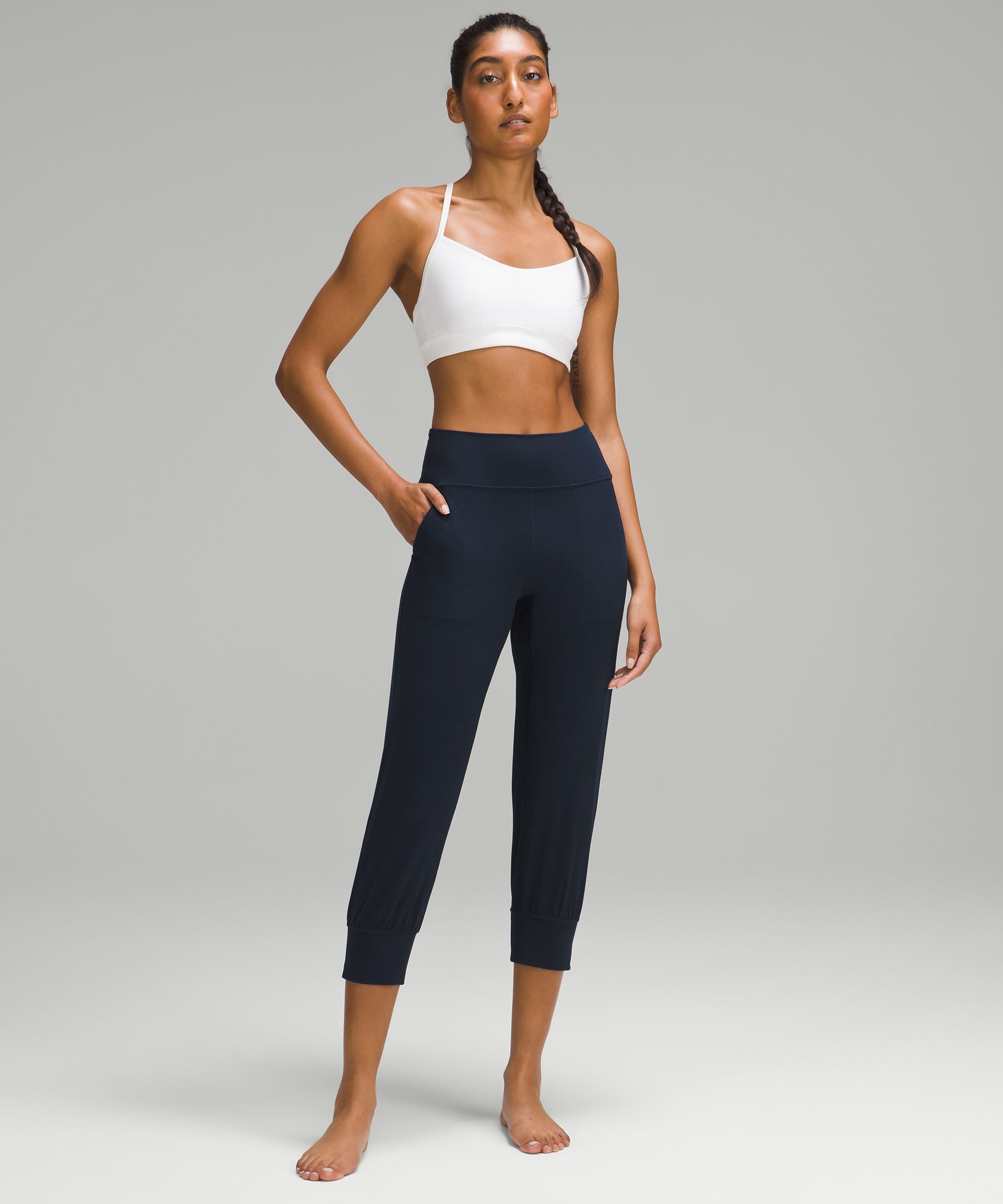 LULULEMON WOMEN'S Align Jogger Crop 23 Pant True Navy SIZE 6 NULU