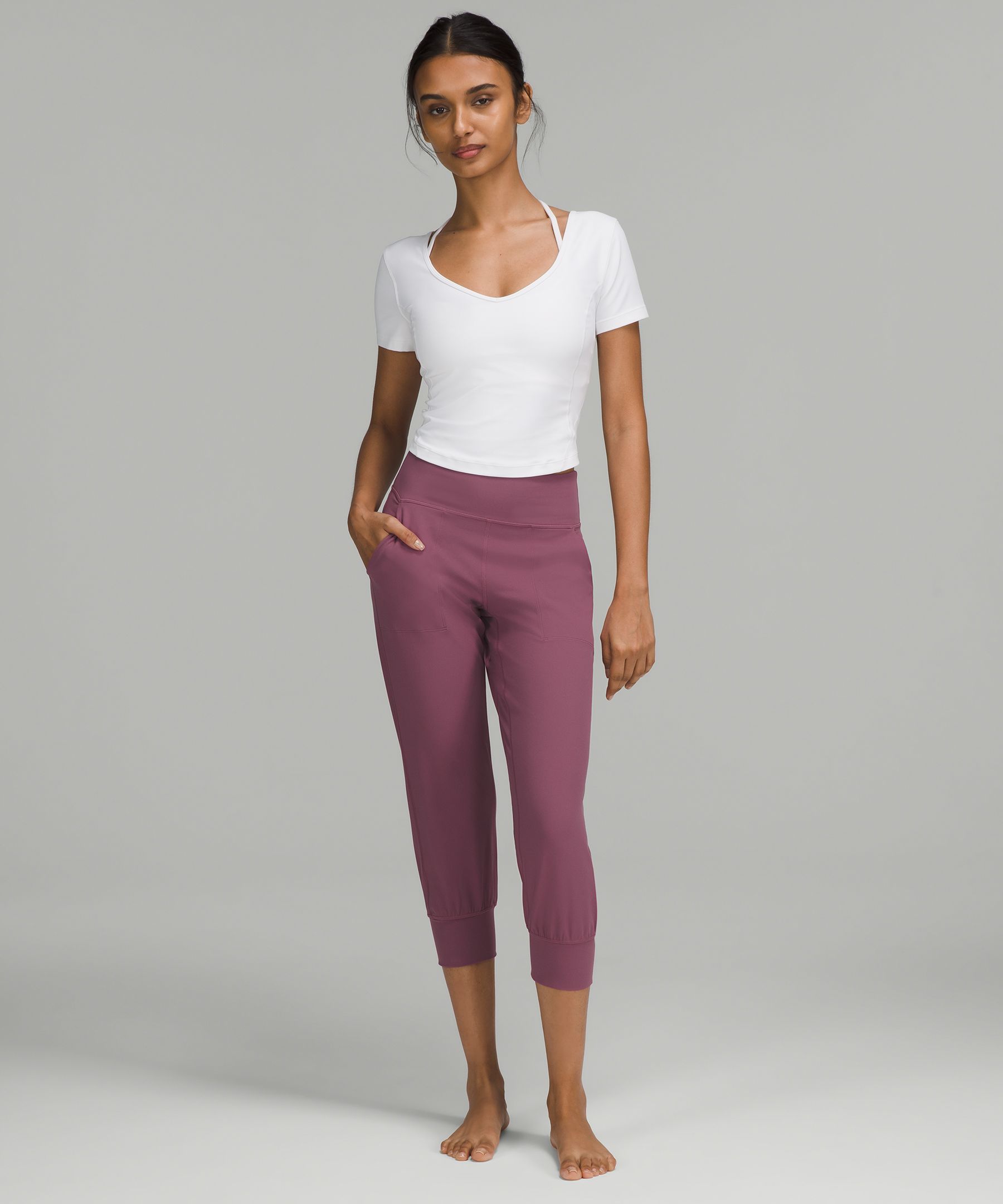 Lululemon Align™ High-Rise Cropped Jogger Women's Capris, 54% OFF