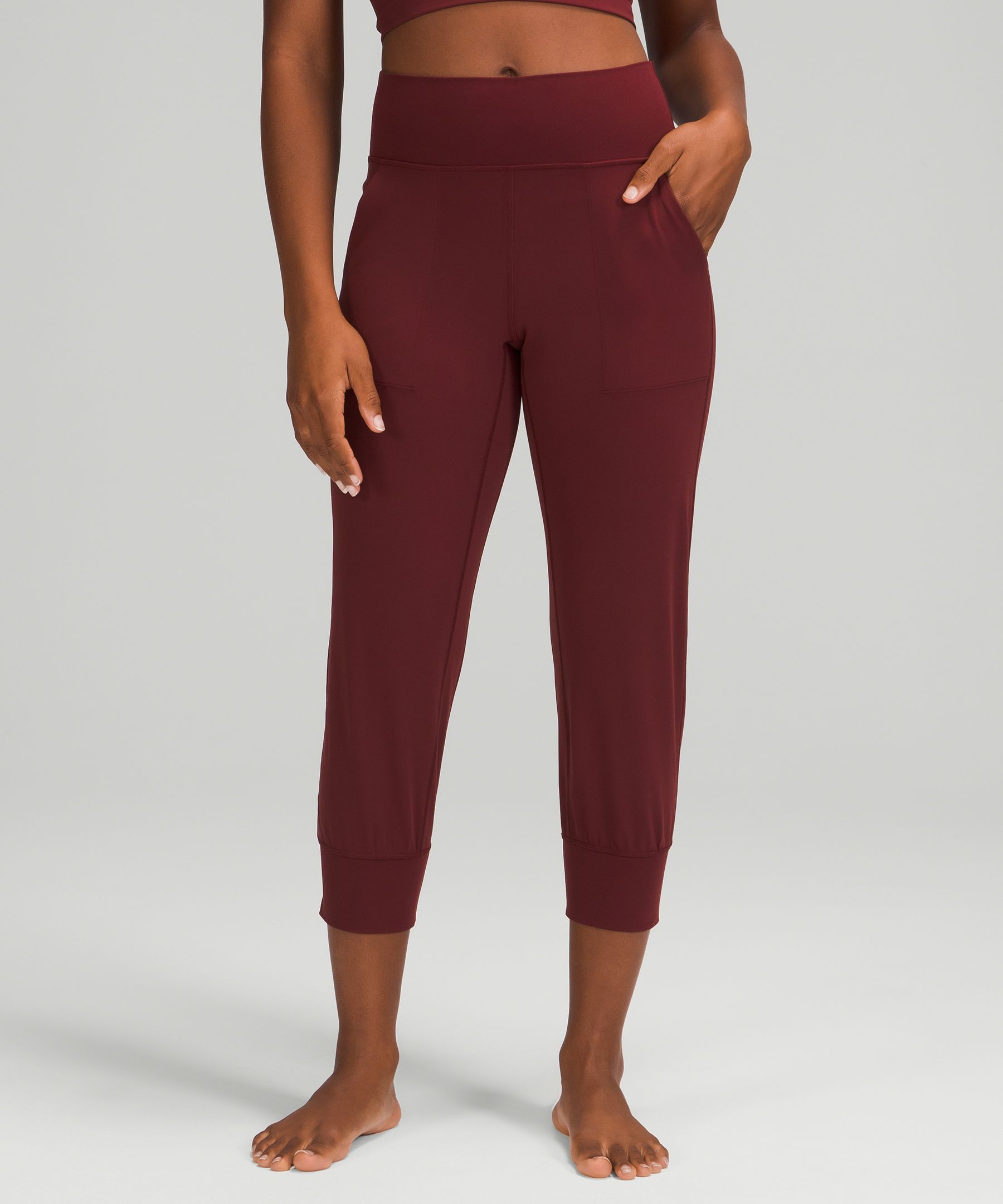 Lululemon Align Jogger Crop *23 In Garnet