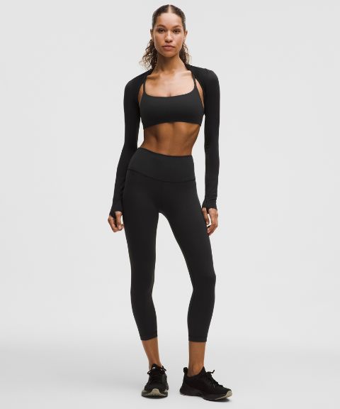 Женские укороченные леггинсы Lululemon Wunder Train