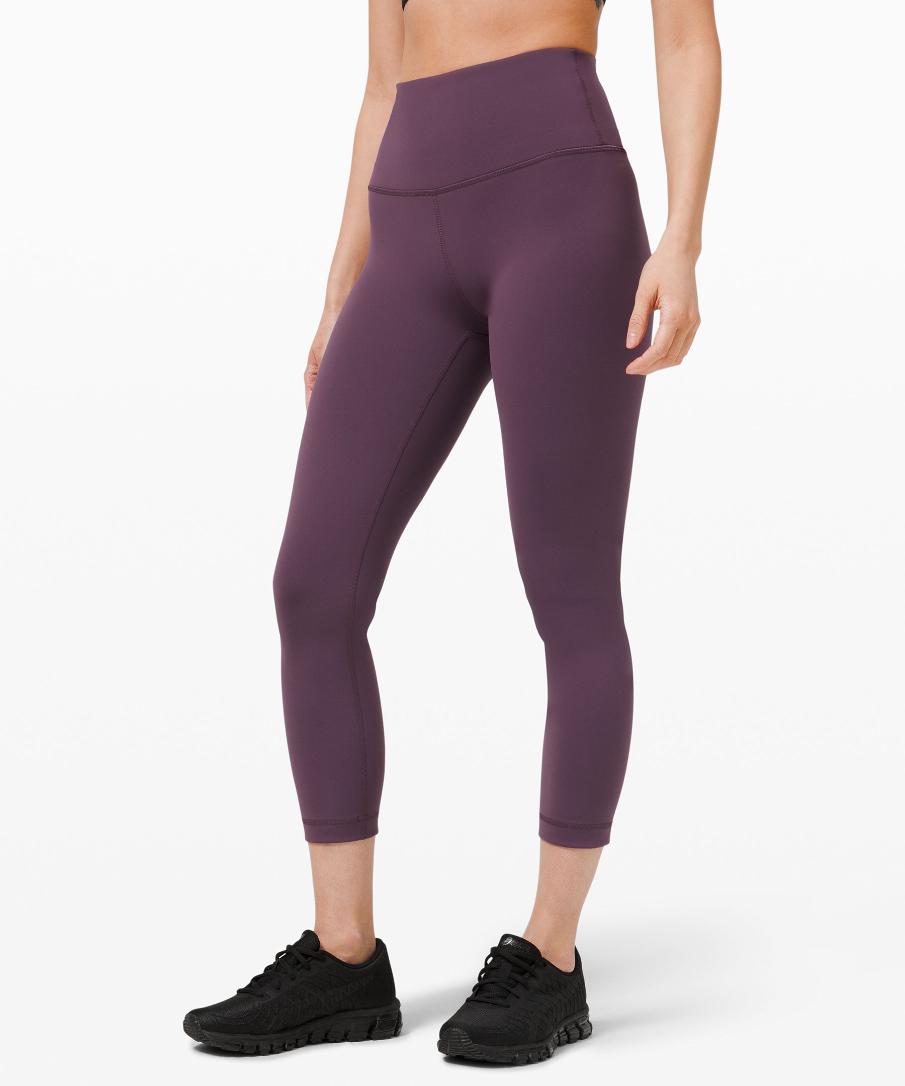 Lululemon Wunder Train High-rise Crop 23" In Purple