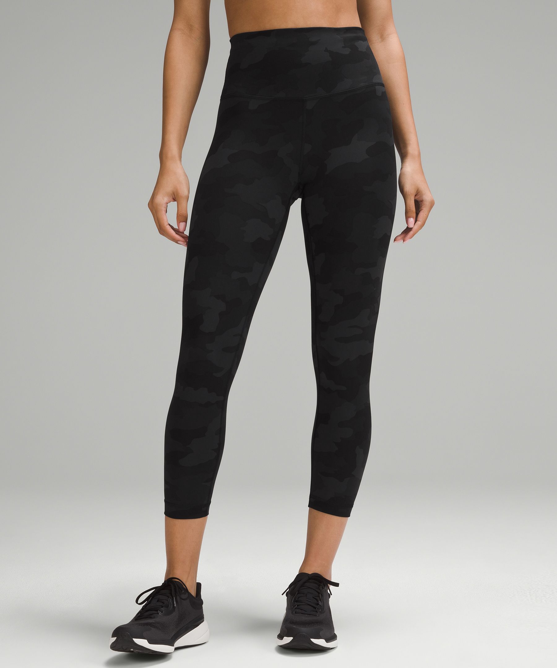 Buy Lululemon Wunder Under Scalloped Hem High-rise Crop 23 Luxtreme - Wee  Are From Space Nimbus Battleship At 21% Off