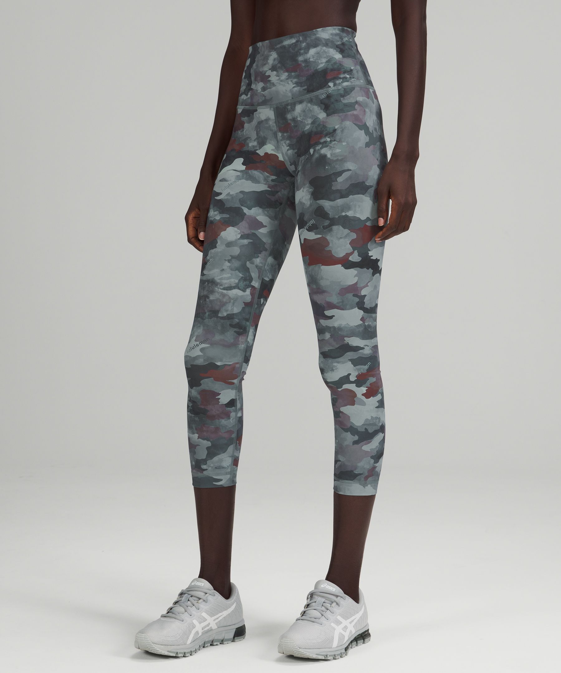 Lululemon Wunder Train High-rise Crop 23" In Blue