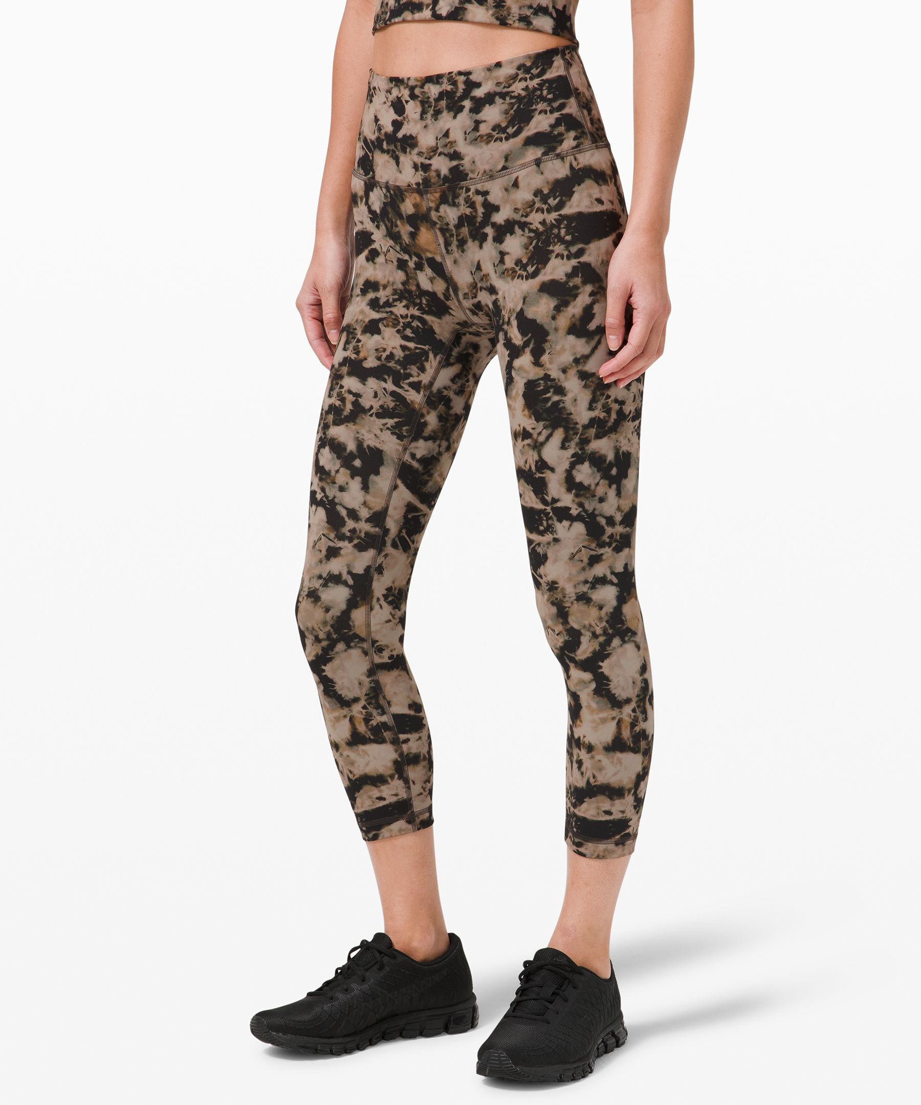 Lululemon Wunder Train High-rise Crop 23" In Printed