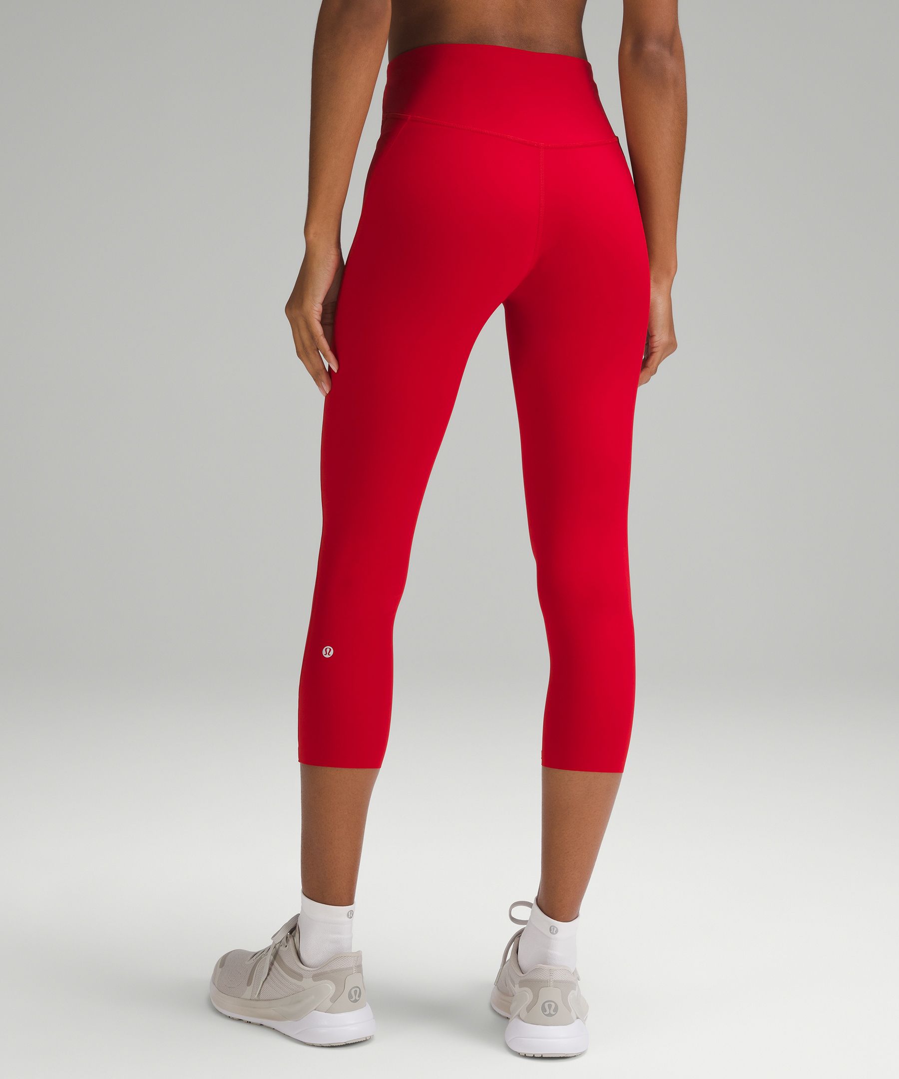 Lululemon Size 2 All the Right Places Crop 23 Red CSSI Pant Luxtreme Run HR