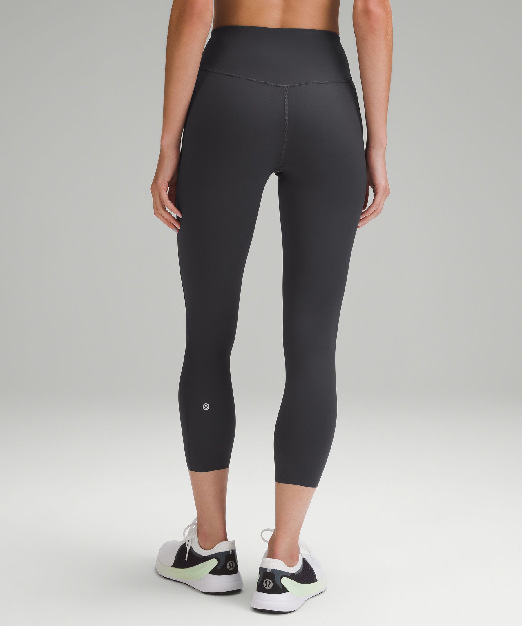 Lululemon Base Pace High-Rise Crop 23 Black Size 4 Nulux