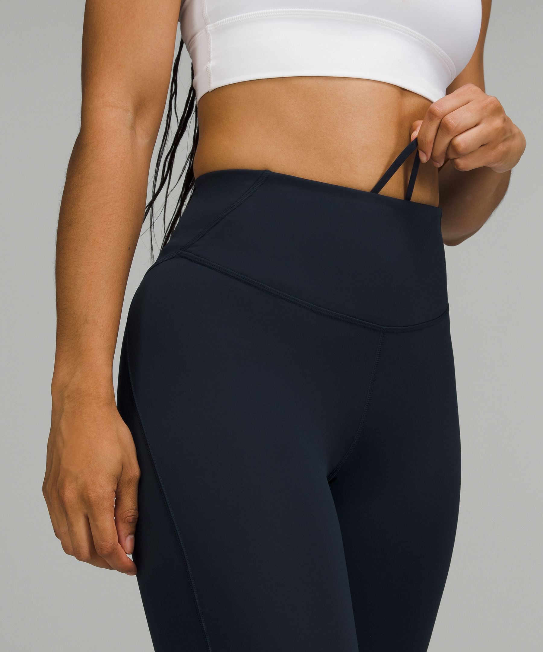 Lululemon Base Pace High-Rise Crop 23 *Brushed Nulux - Black