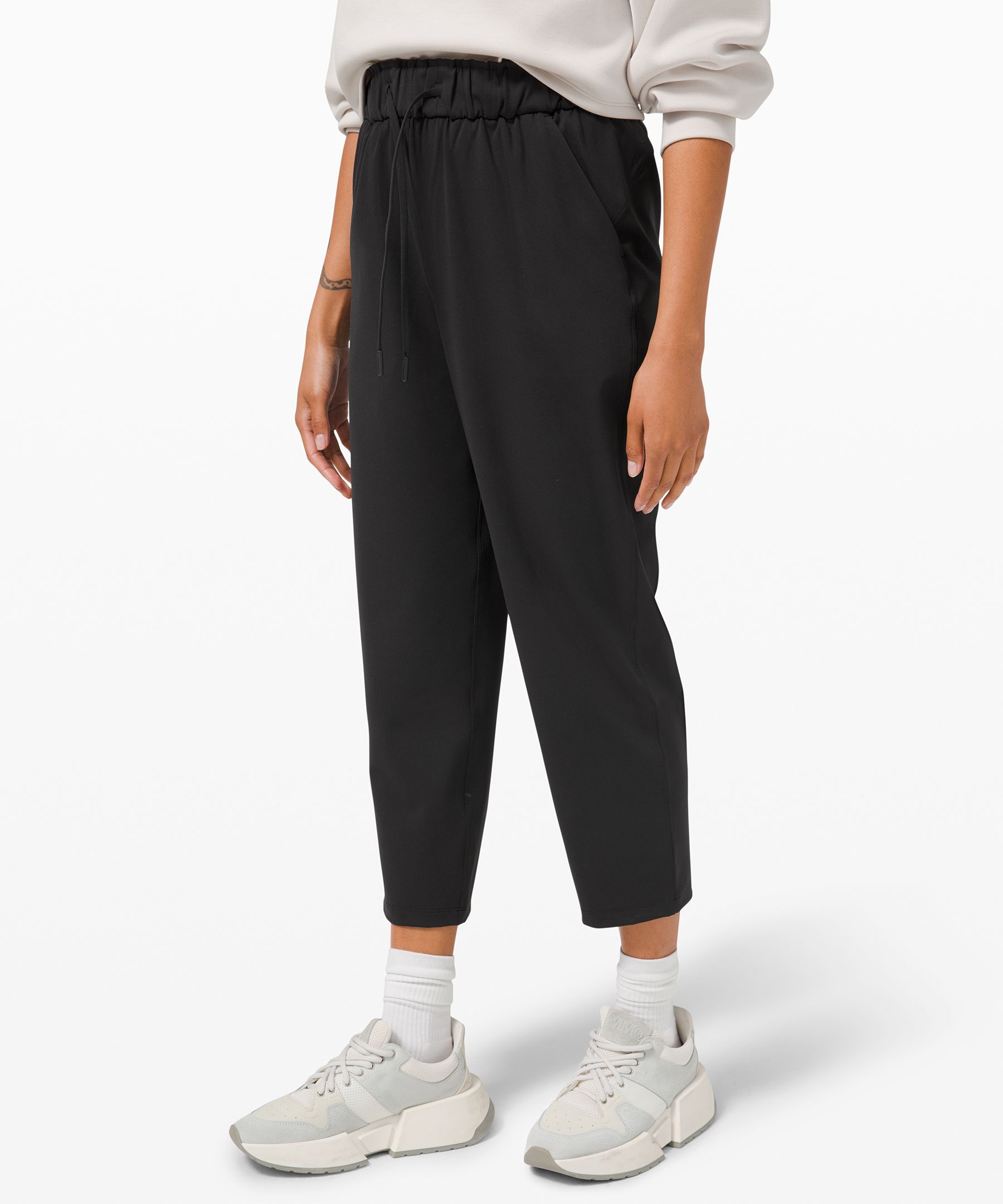 LULULEMON Cropped high-rise stretch track pants