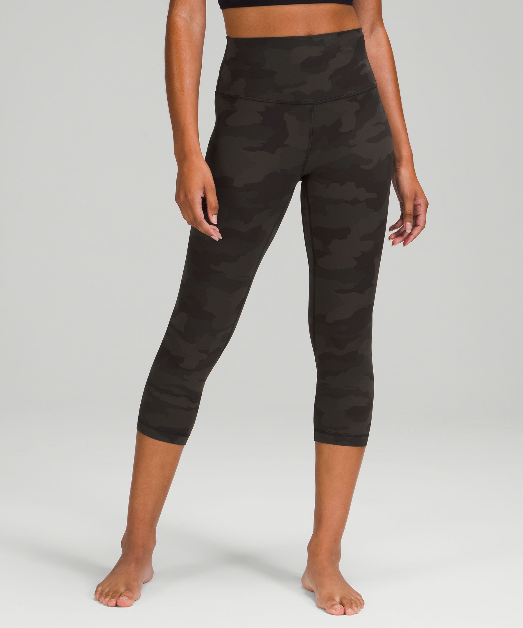 Lululemon Align Crop *21 - Incognito Camo Pink Taupe Multi - lulu