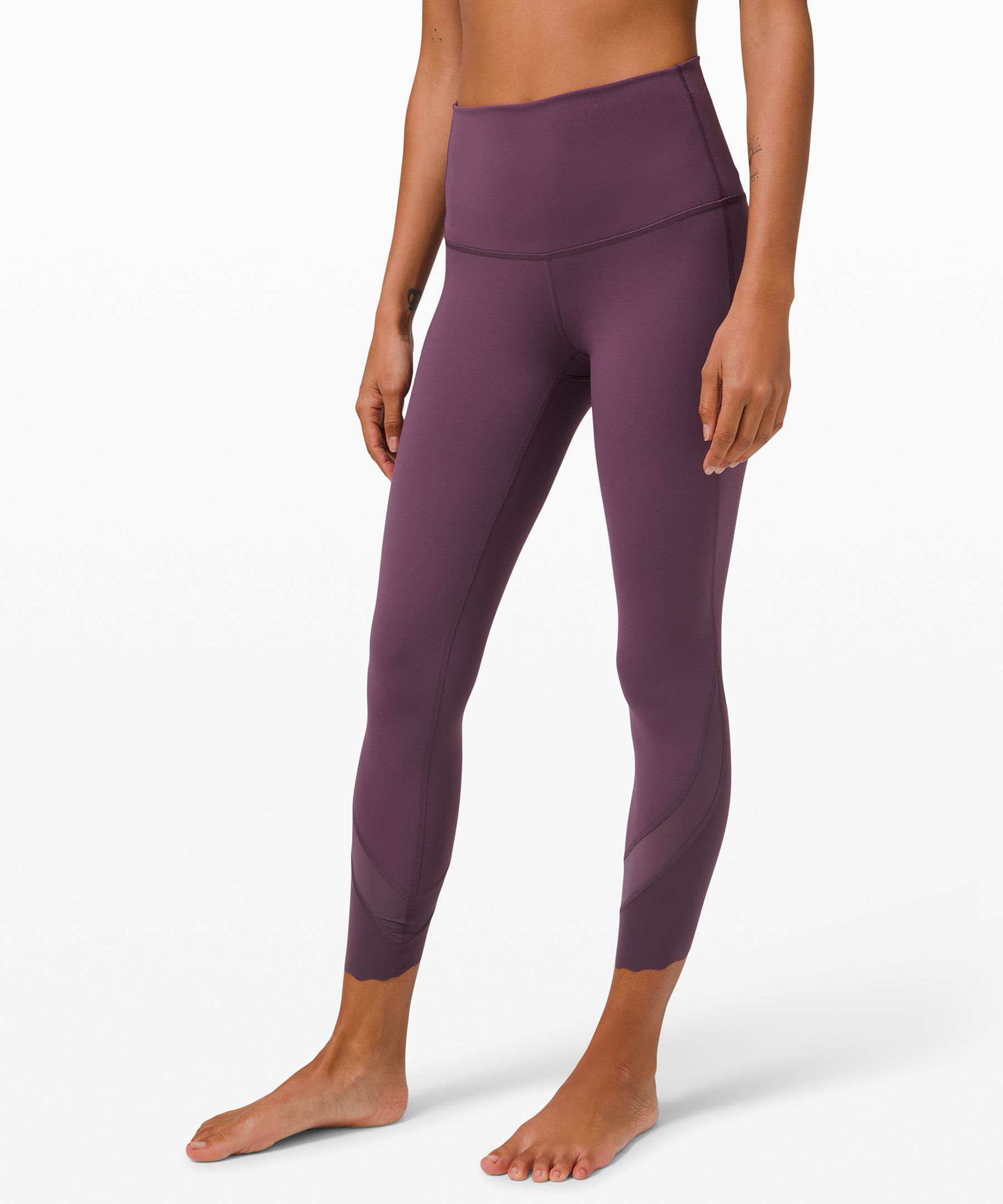 lululemon scalloped edge leggings