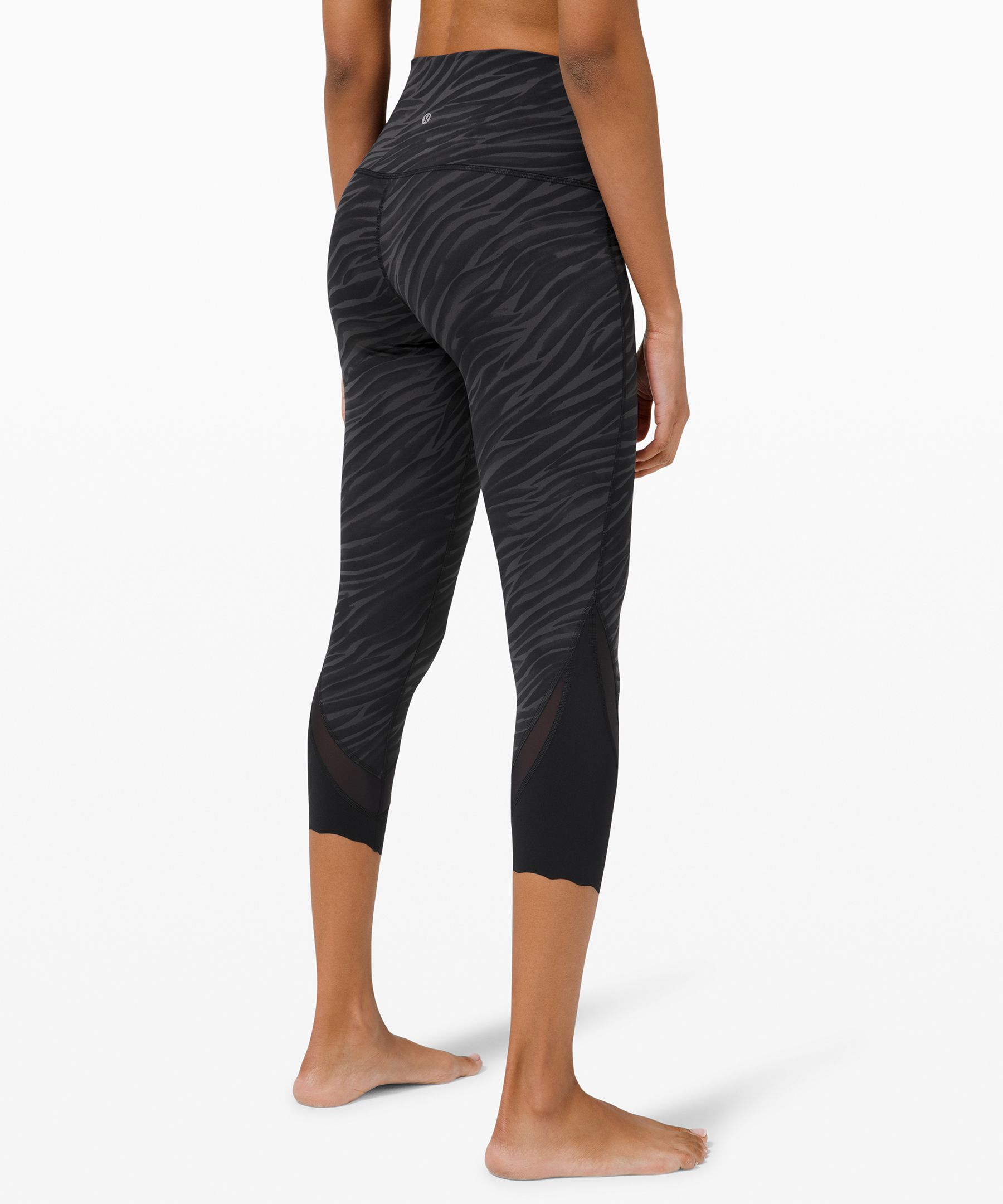 lululemon crop mesh leggings