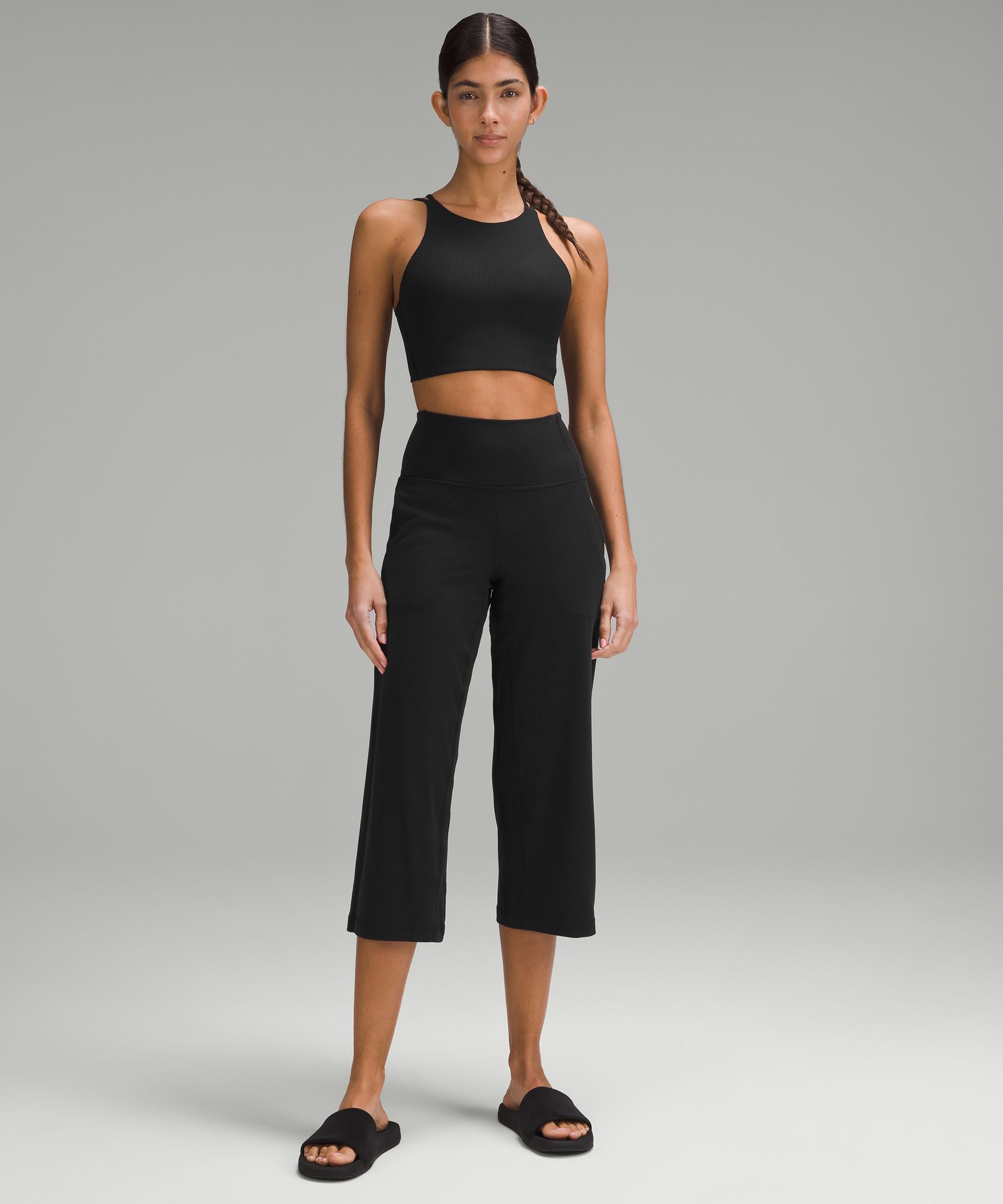 Lululemon AlignHigh-Rise Wide-Leg Pant 31, Women's Fashion, Bottoms, Other  Bottoms on Carousell