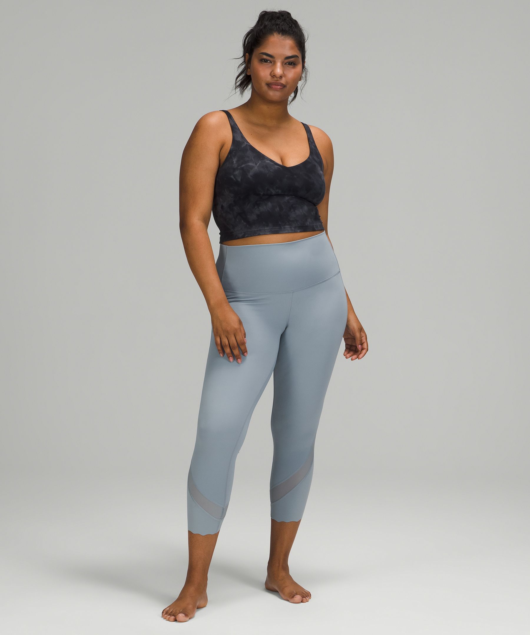 Buy Lululemon Wunder Under Scalloped Hem High-rise Crop 23