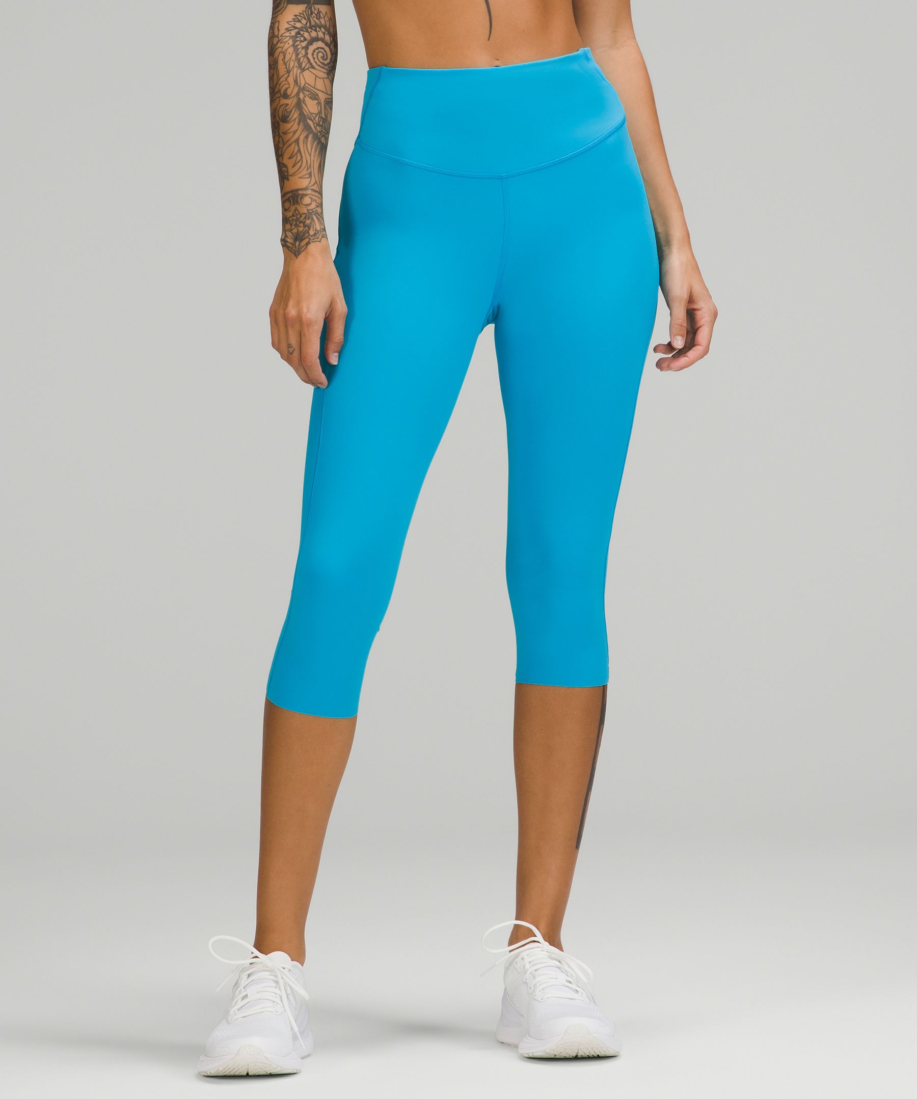 Lululemon Base Pace High-rise Crop 17 In Smoked Spruce