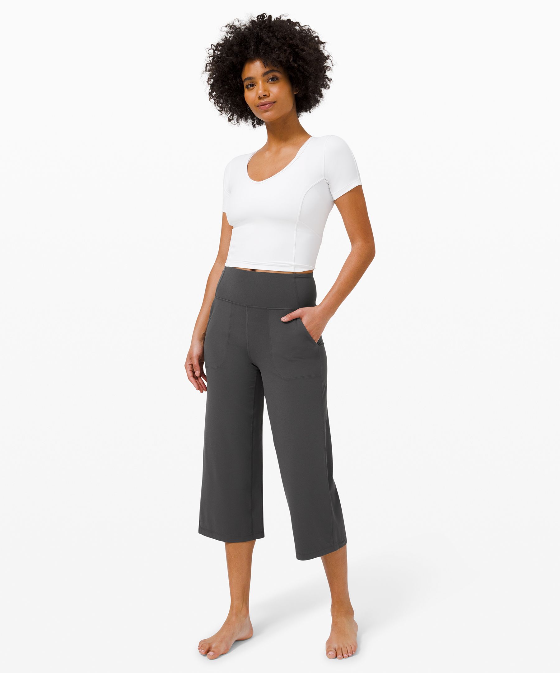 lululemon Align™ High-Rise Wide-Leg Cropped Pant 23, Women's