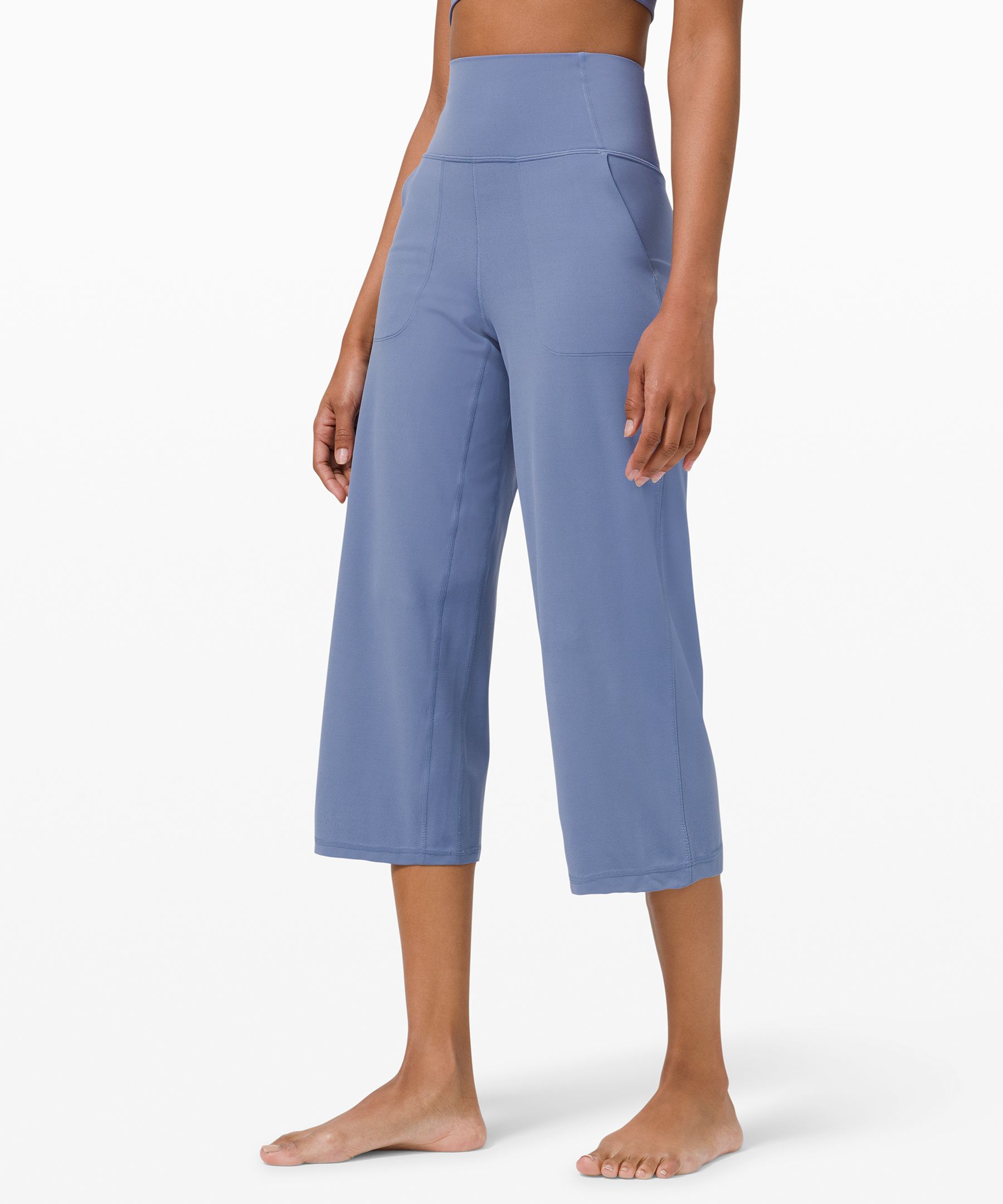 Lululemon Align™ Wide Leg Crop 23 In Blue