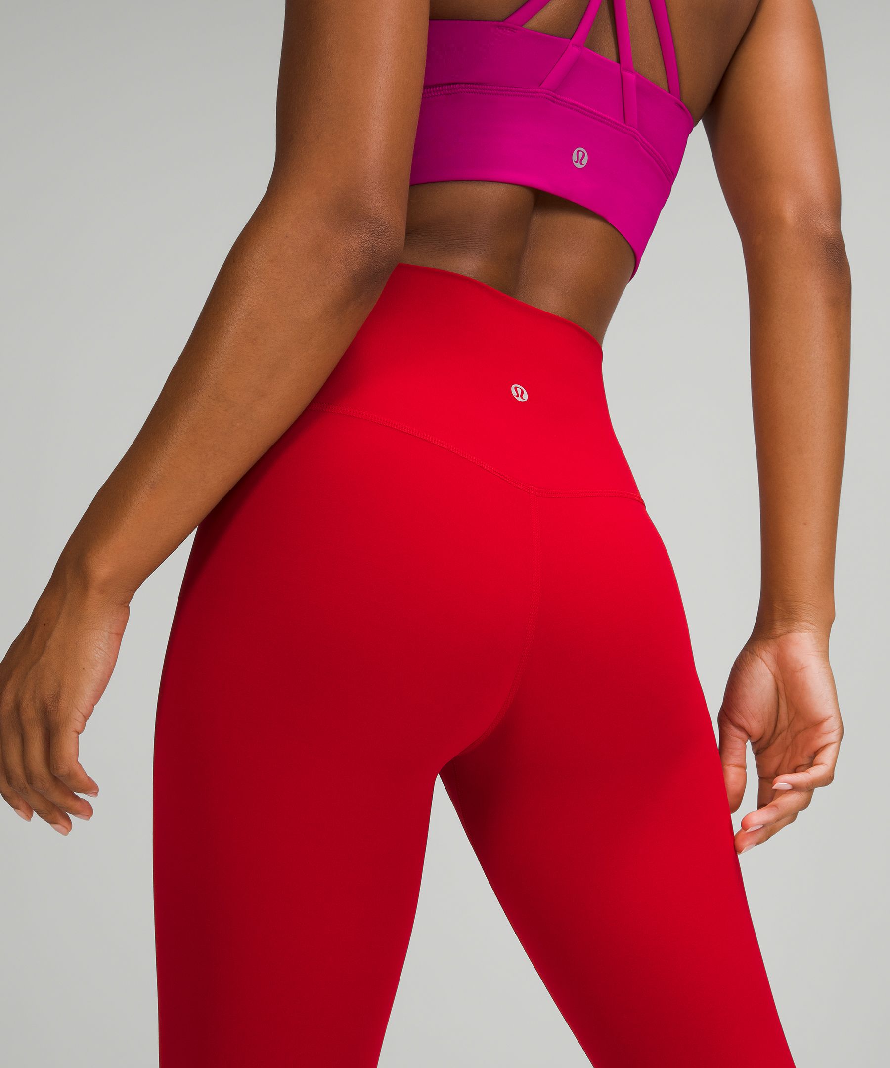 Lululemon Size 6 Align High Rise Crop 23 Pink Ghana