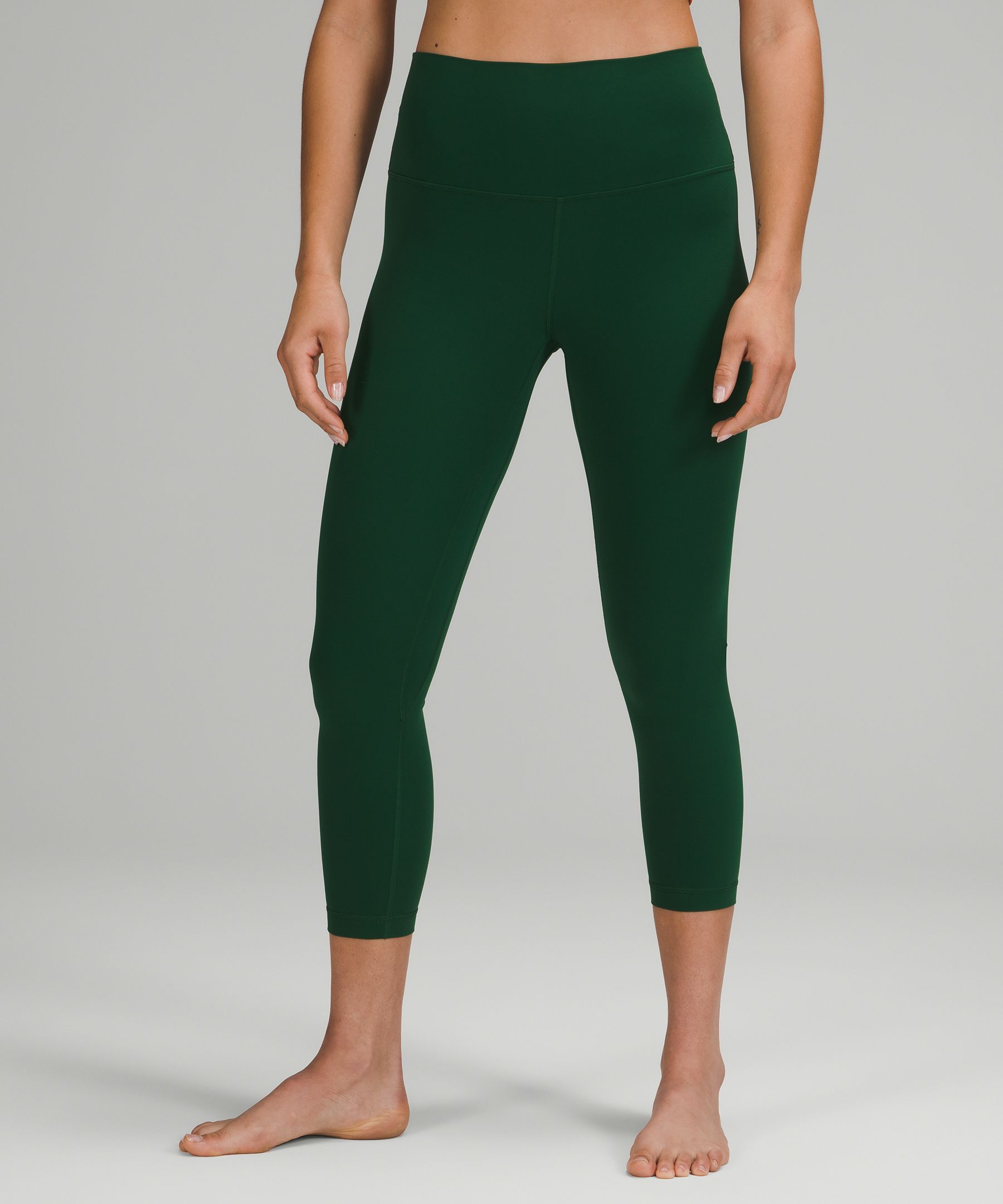 Lululemon Align™ High-rise Crop 23 In Everglade Green | ModeSens