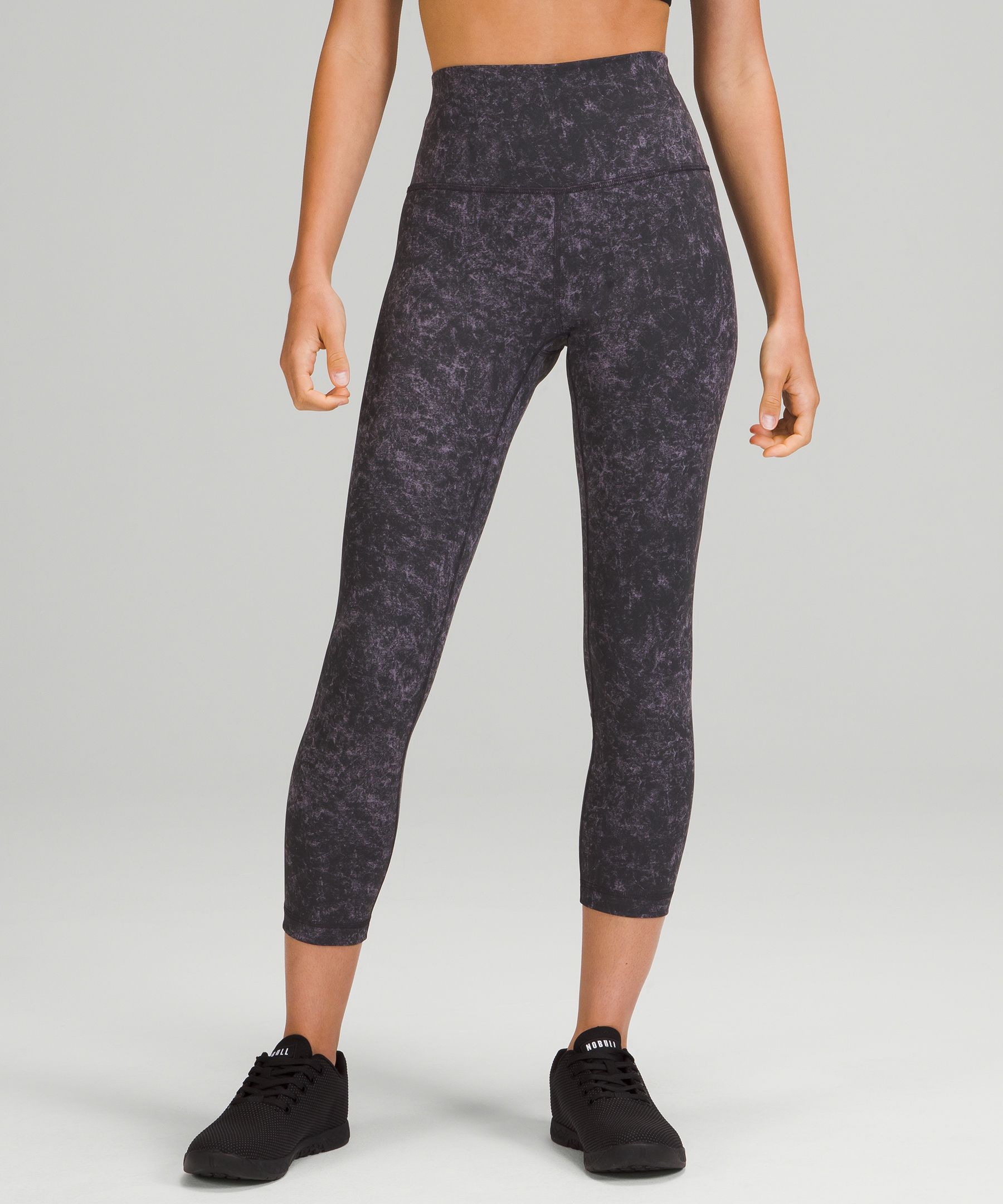 Lululemon Wunder Train High-rise Crop 23 In Mineral Blue | ModeSens