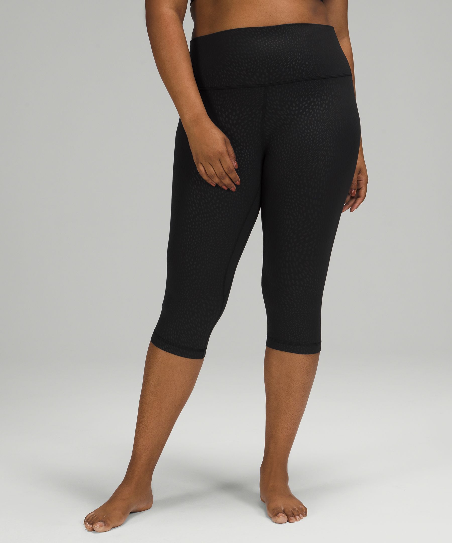 Lululemon Align™ High Rise Crop 17" In Printed