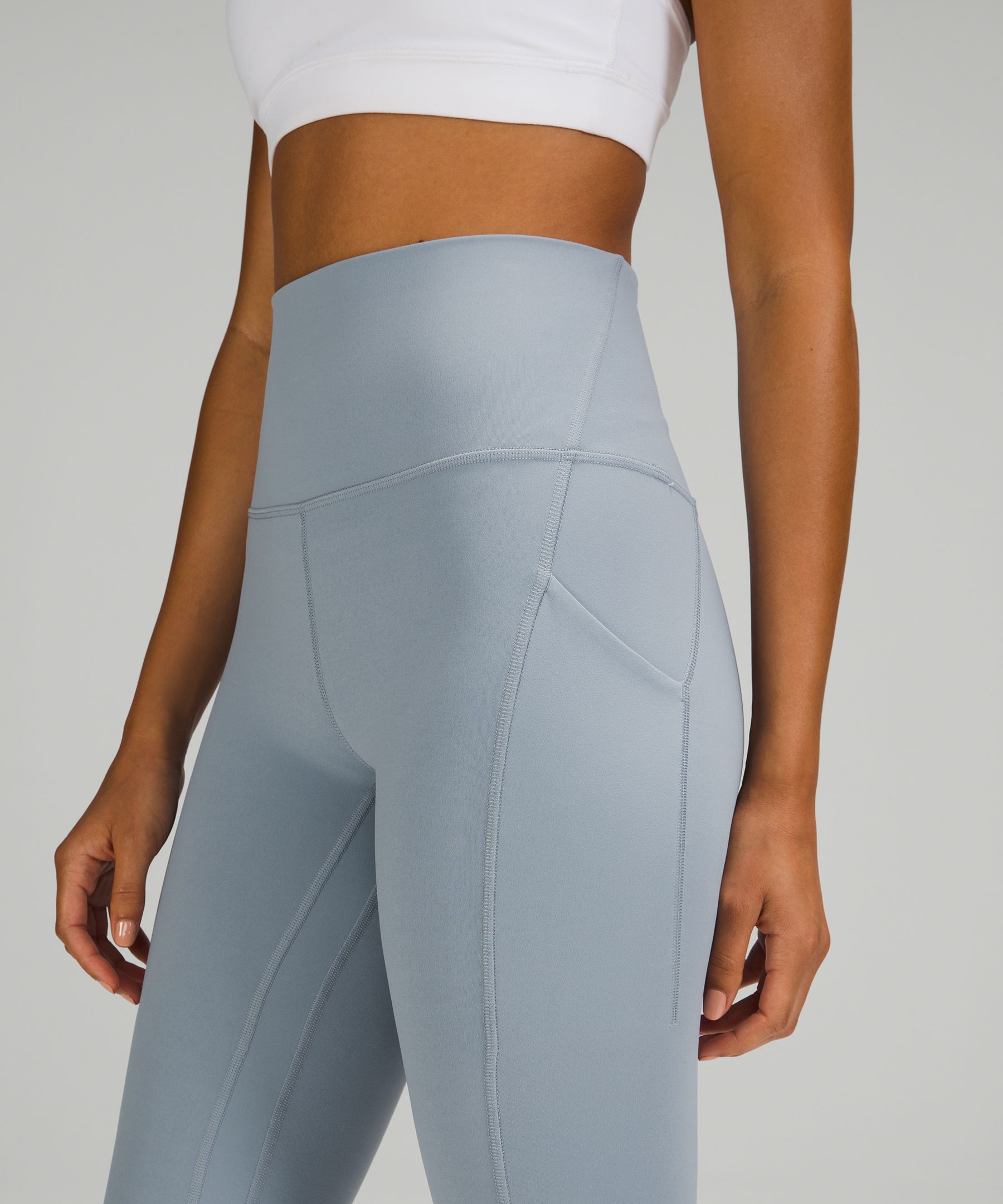 NWT Lululemon All The Right Places Crop 23 8 Graphite Grey Gray