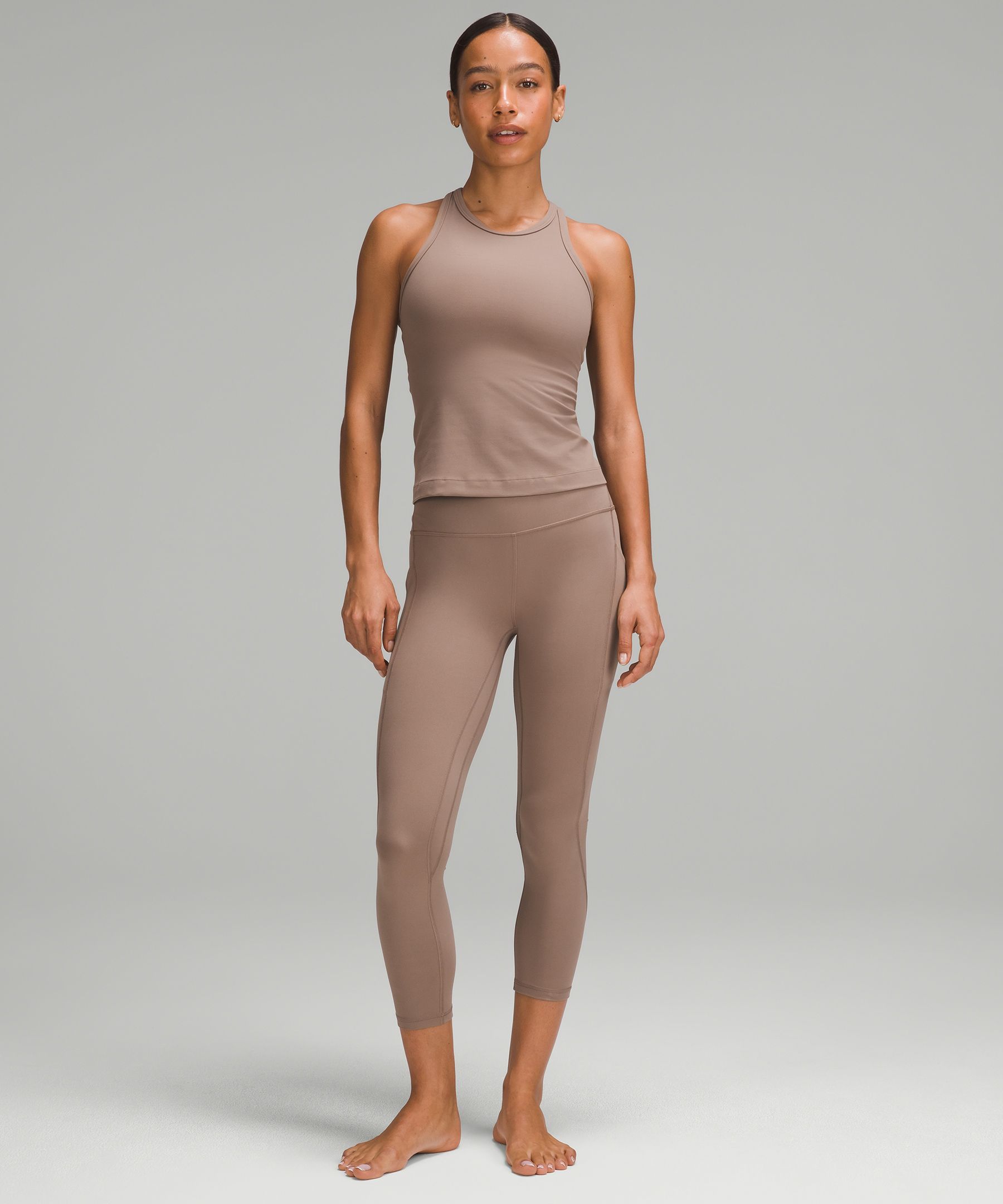 Shop Lululemon Align™ High-rise Crop With Pockets 23"