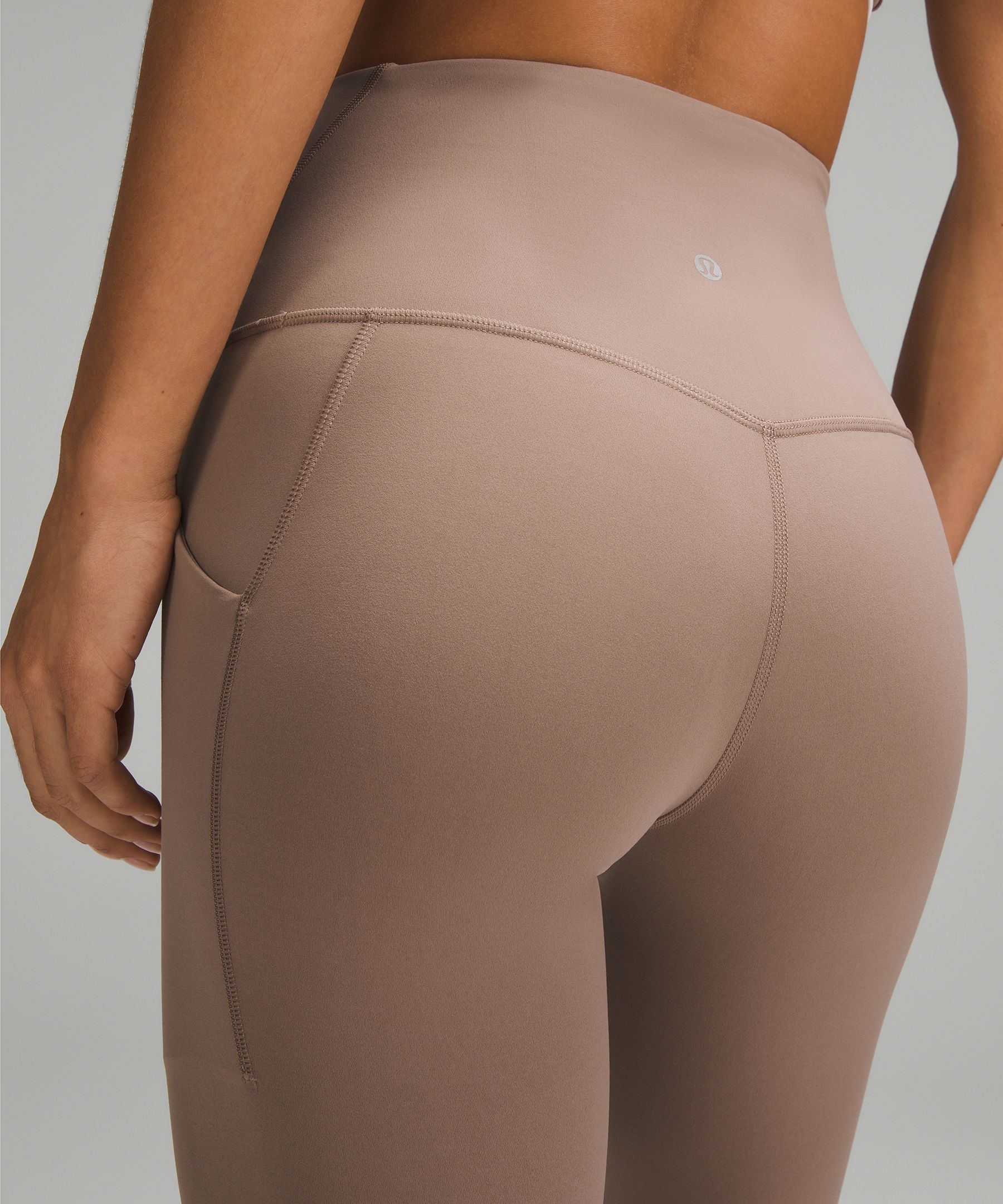 Shop Lululemon Align™ High-rise Crop With Pockets 23"