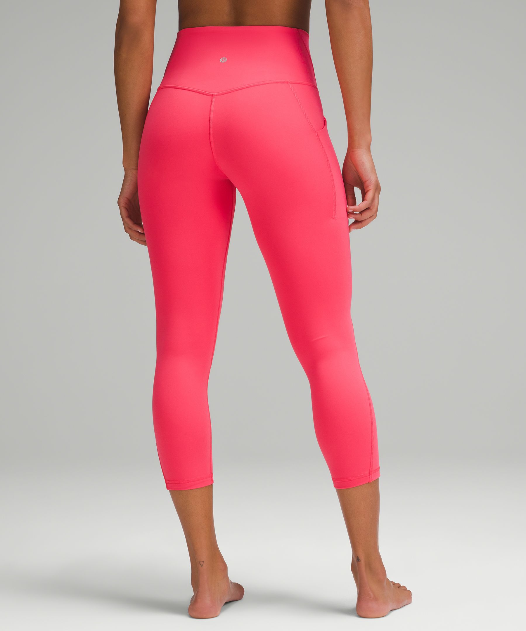lululemon athletica, Pants & Jumpsuits, Lululemon Seamless Crop Leggings  In Pink Size 6