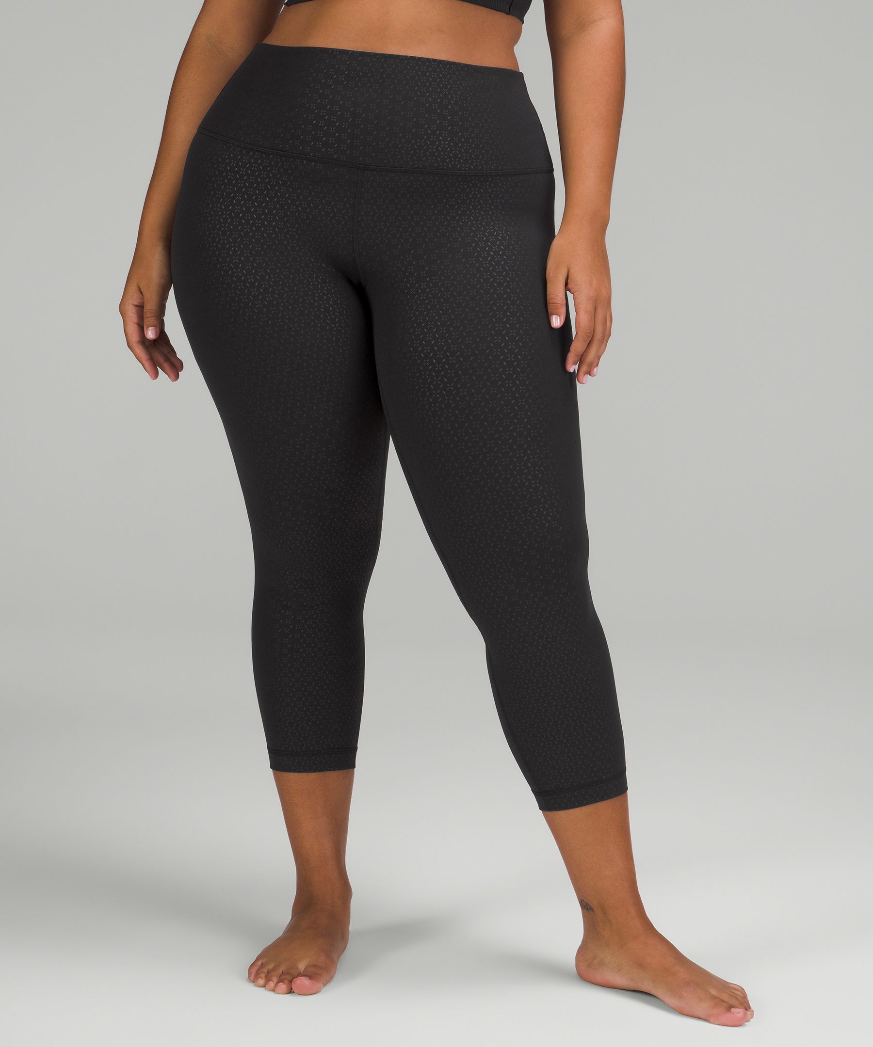 Lululemon Wunder Under Crop (High-Rise) *Full-On Luxtreme 21 - Formation  Camo Deep Coal Multi - lulu fanatics