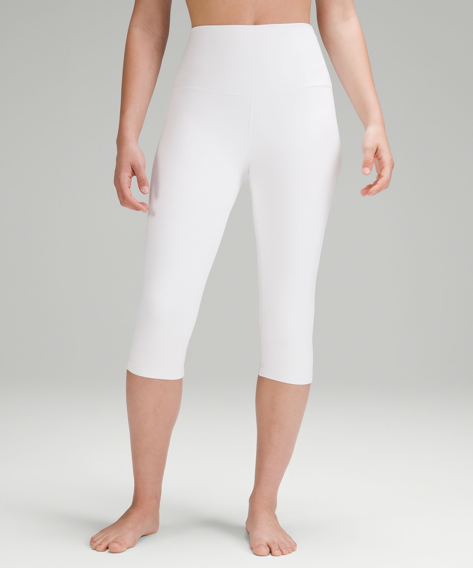 The Force White Yoga Capri Leggings – Louisiana Force Store