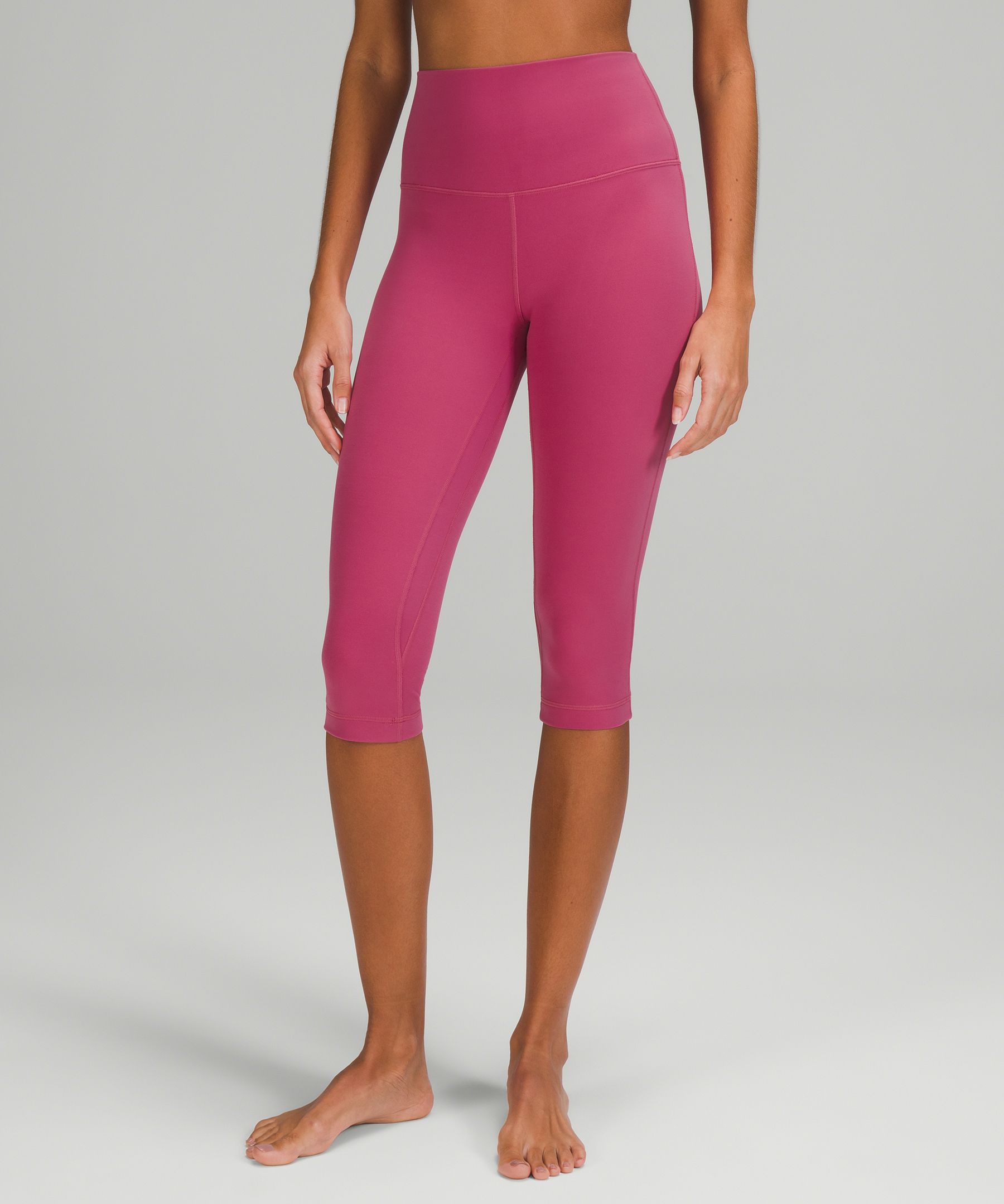 Lululemon Align™ High-rise Crop 17" In Pink Lychee