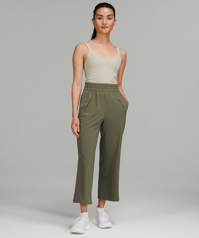 Ease Back In High-Rise Culotte