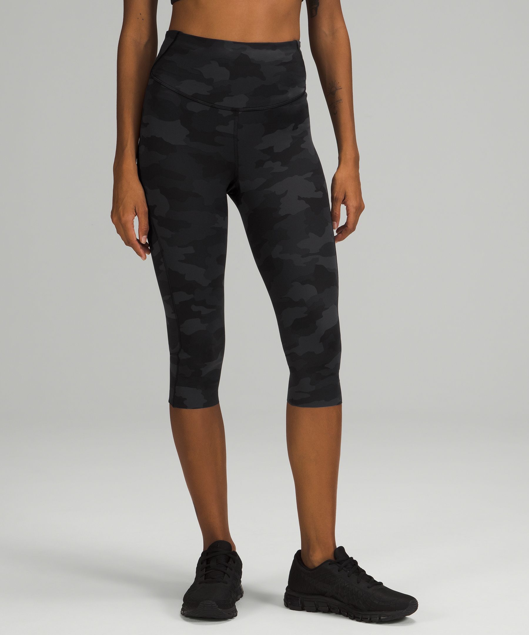 Lululemon Align Crop *21 - Formation Camo Deep Coal Multi - lulu