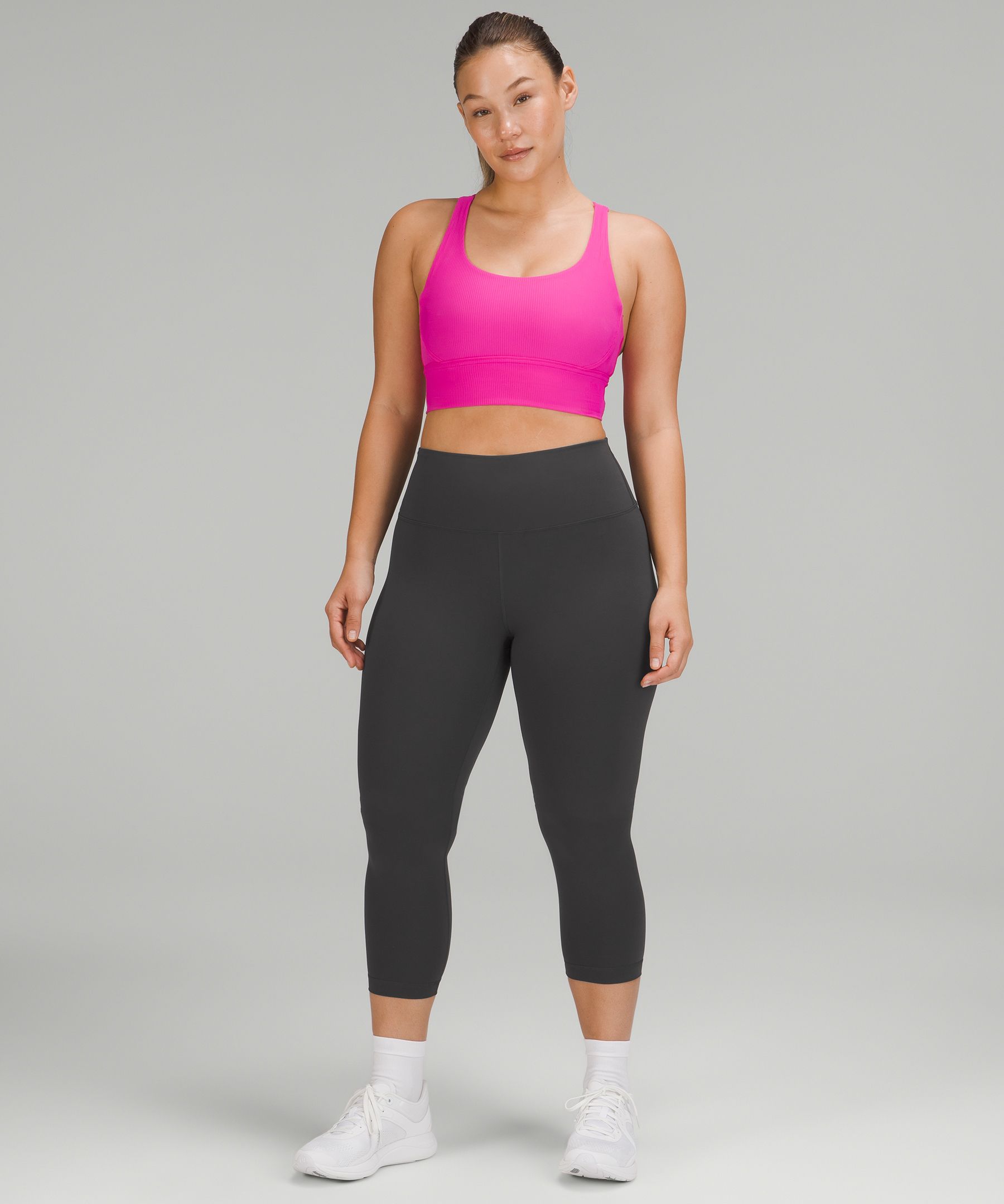 Lululemon Wunder Train Contour Fit High-Rise Tight 25 - Pomegranate - lulu  fanatics