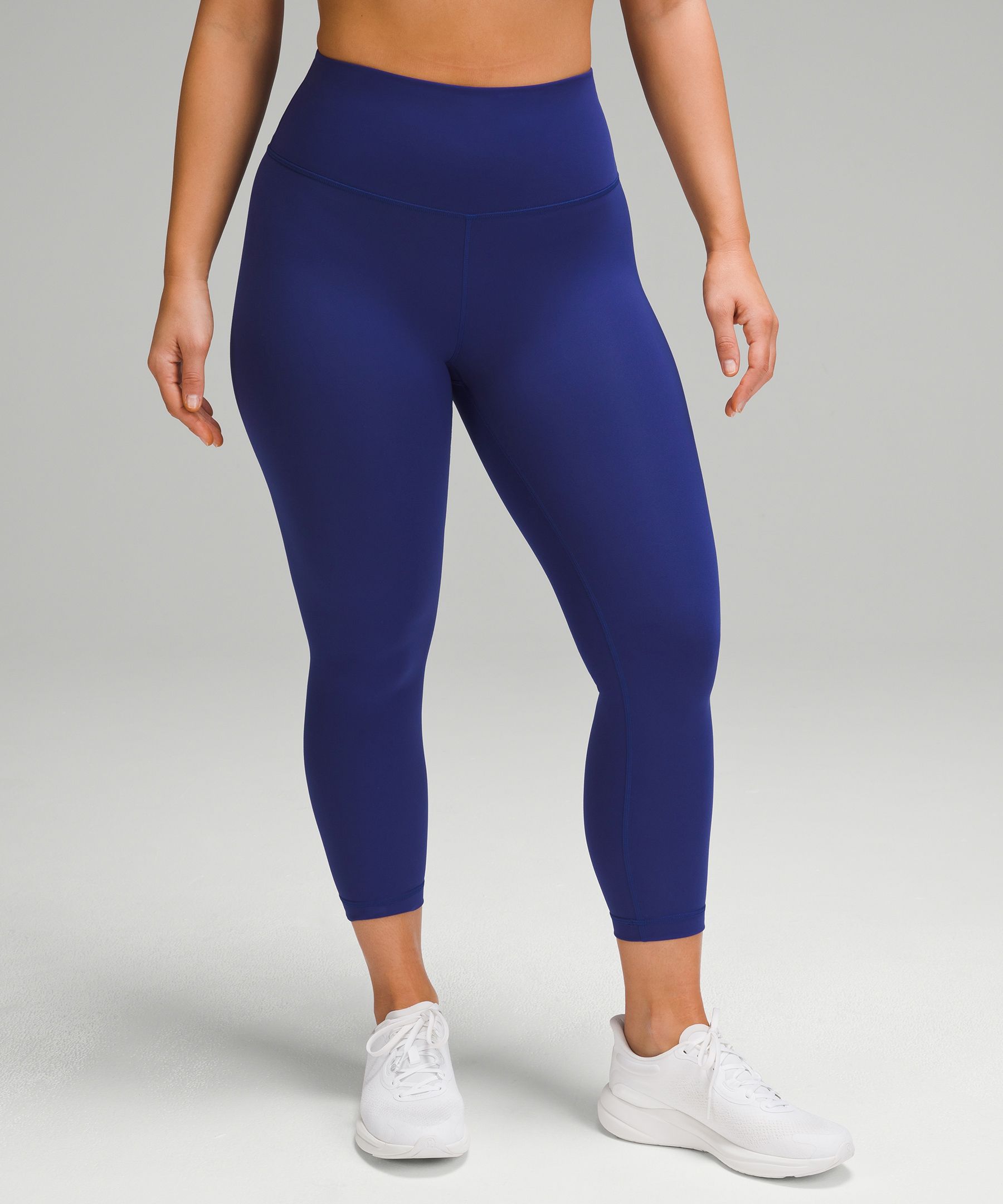 Lululemon Wunder Train High-rise Crop With Pockets 23 - Hot Heat